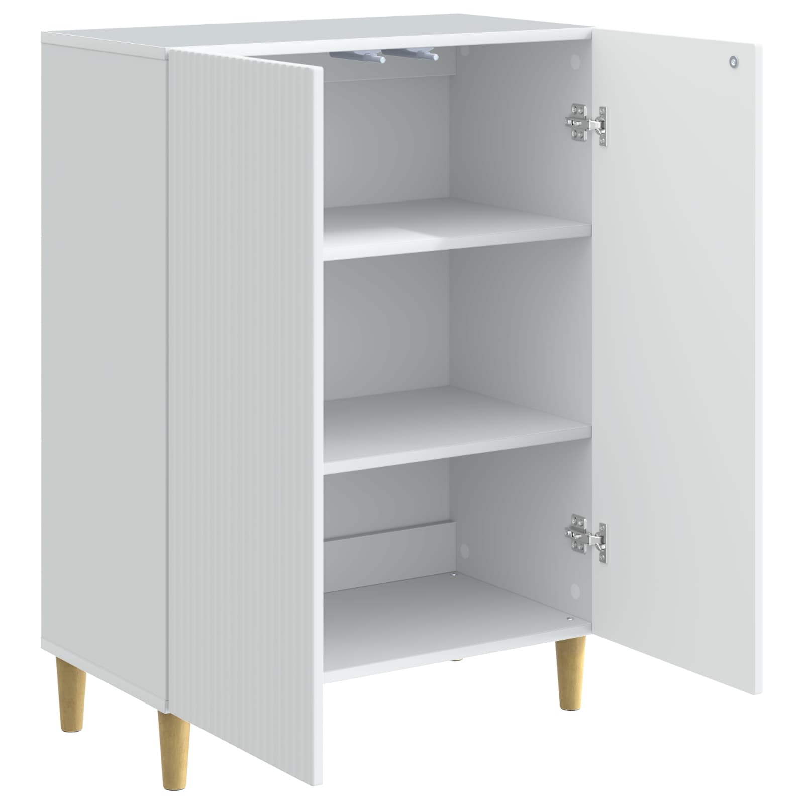 Sideboard White 66 x 34.5 x 90 cm Engineered Wood