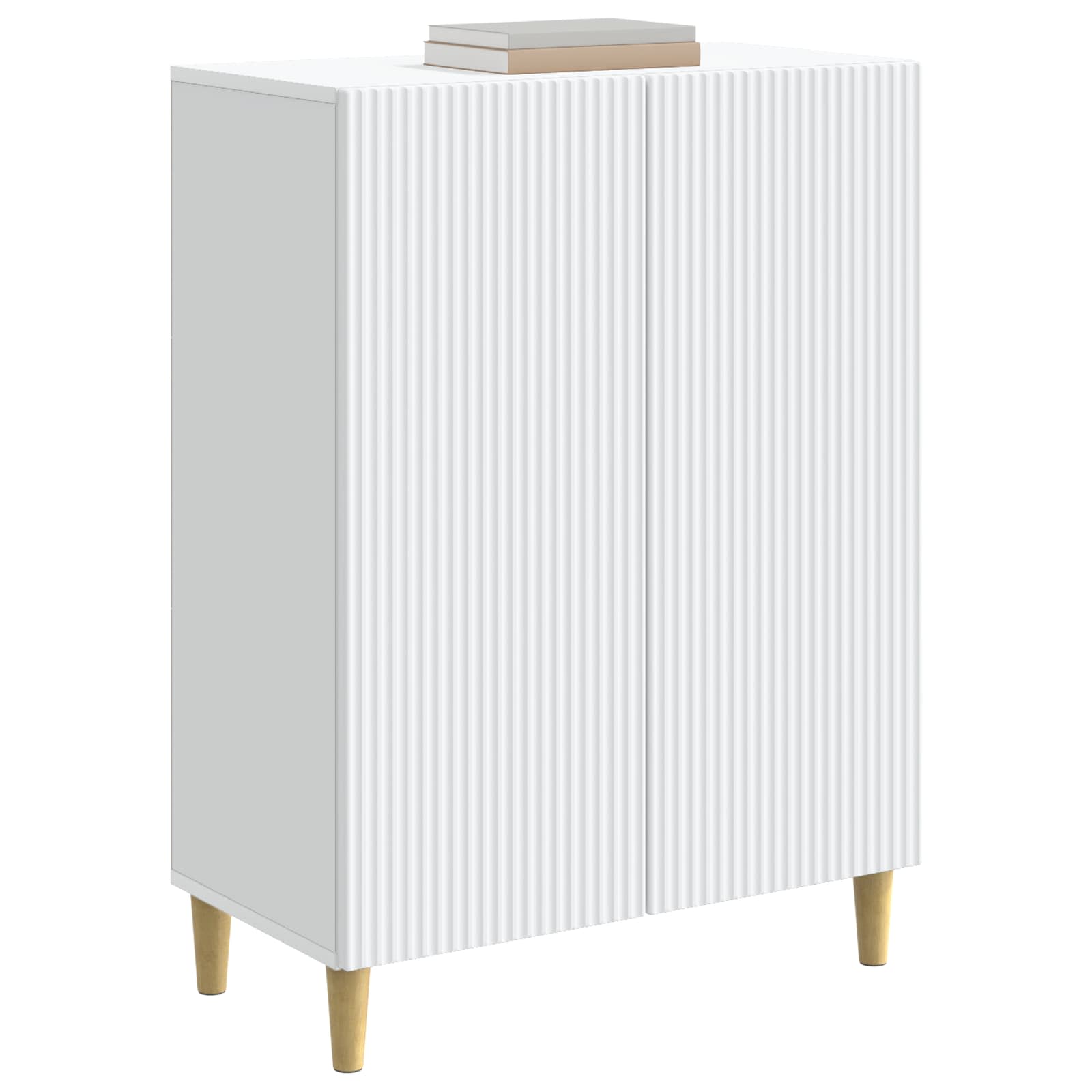 Sideboard White 66 x 34.5 x 90 cm Engineered Wood