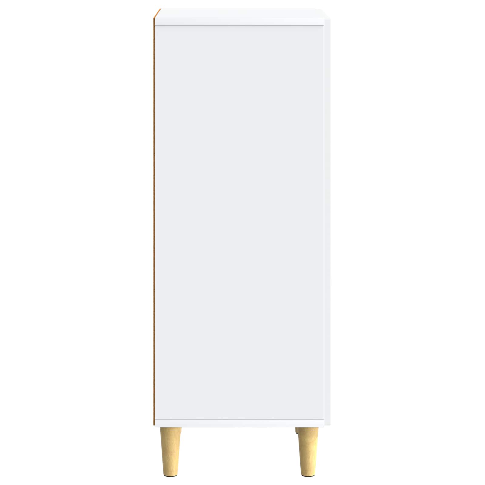 Sideboard White 33 x 34.5 x 90 cm Engineered Wood
