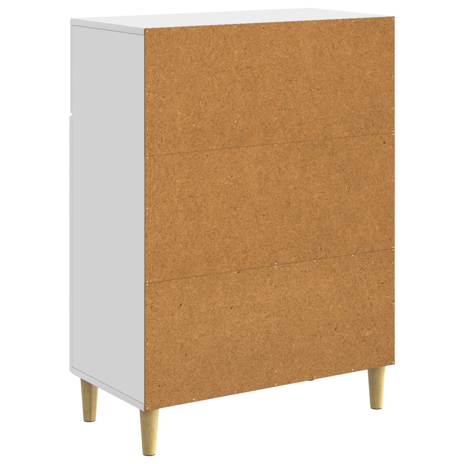Sideboard with Drawer White 66 x 34.5 x 90 cm Engineered Wood