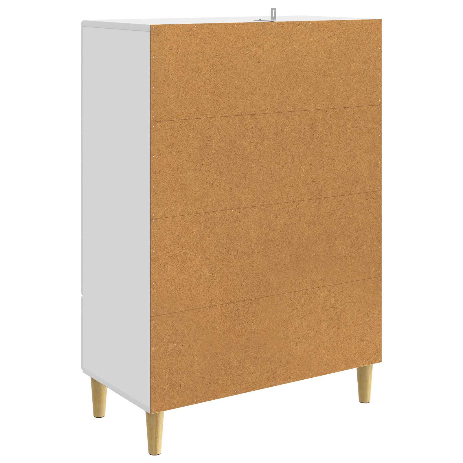 Sideboard with Drawer White 66 x 34.5 x 95 cm Engineered Wood