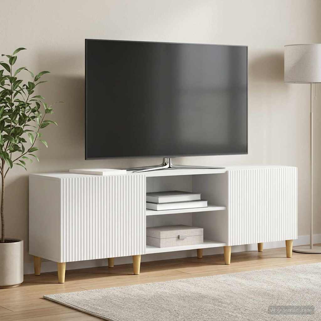 TV Cabinet White 150 x 31 x 50 cm Engineered Wood