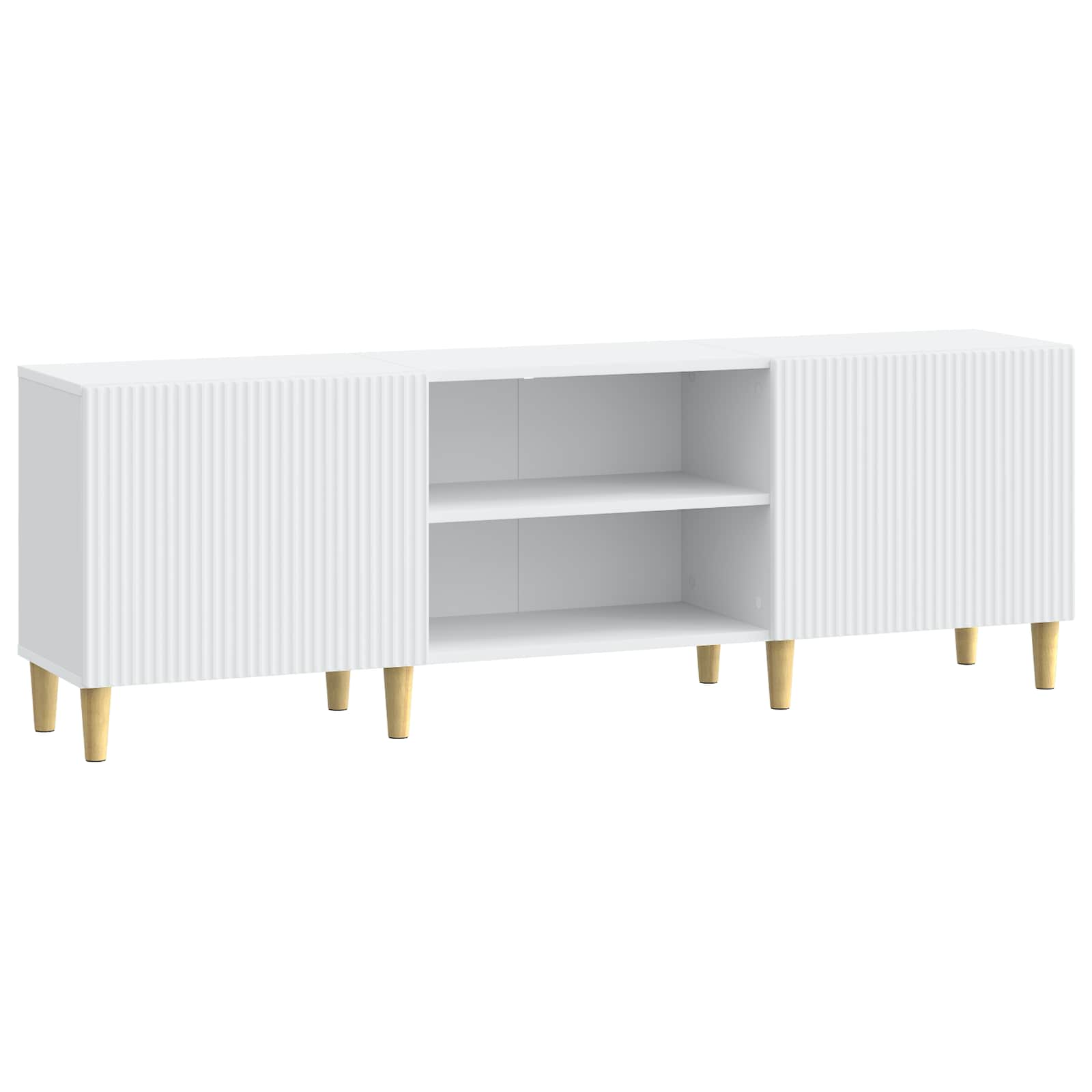 TV Cabinet White 150 x 31 x 50 cm Engineered Wood