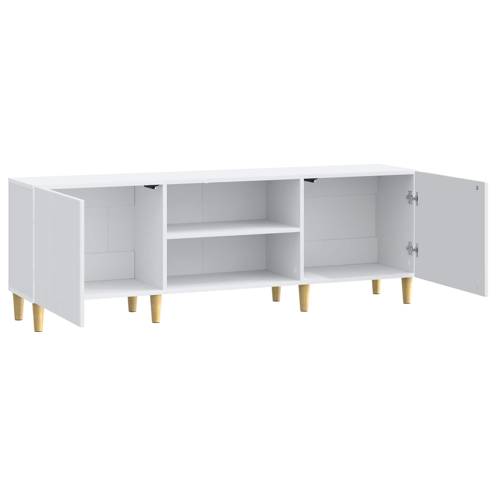 TV Cabinet White 150 x 31 x 50 cm Engineered Wood