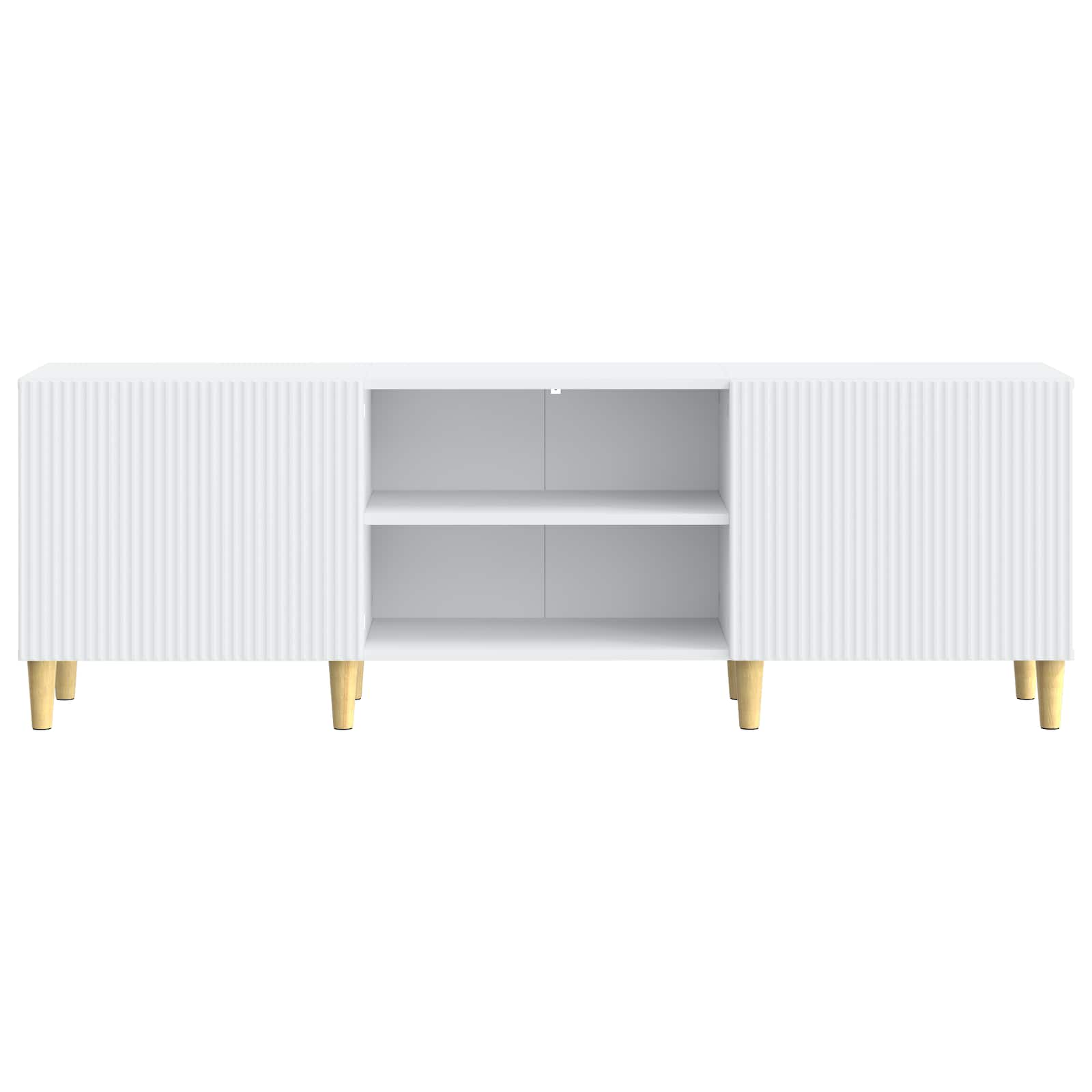 TV Cabinet White 150 x 31 x 50 cm Engineered Wood