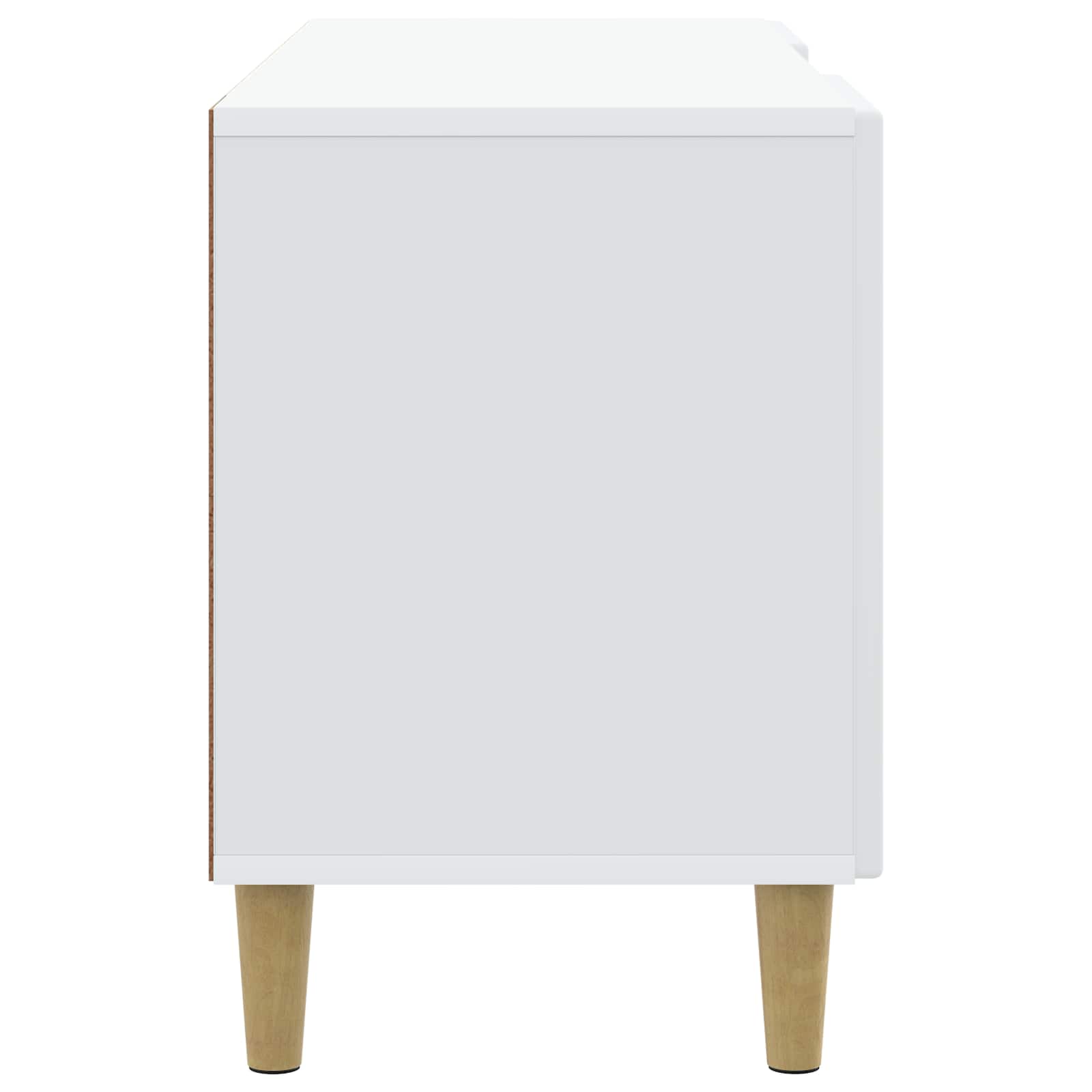 TV Cabinet White 102 x 34.5 x 50 cm Engineered Wood