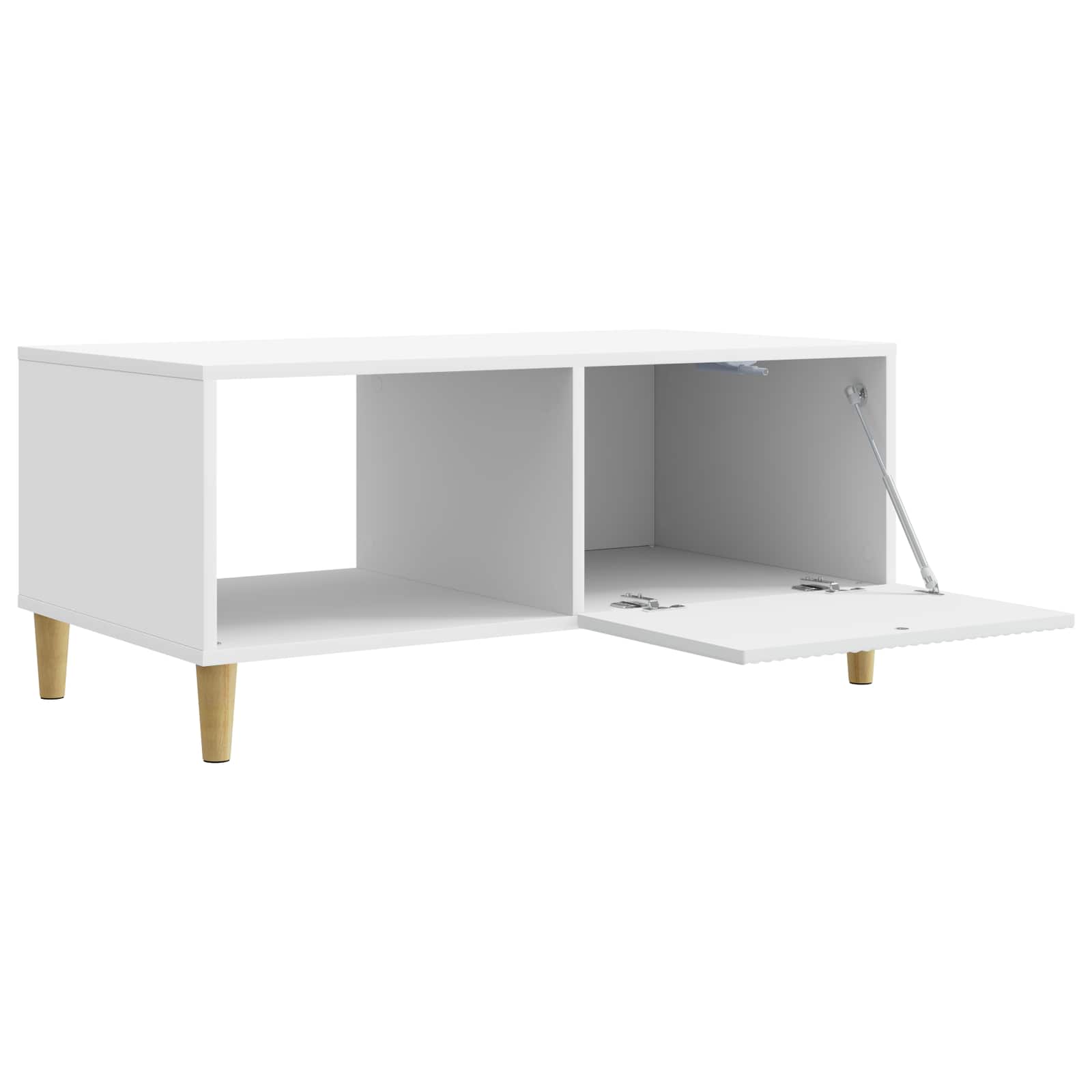 Coffee Table White 90 x 50 x 40 cm Engineered Wood