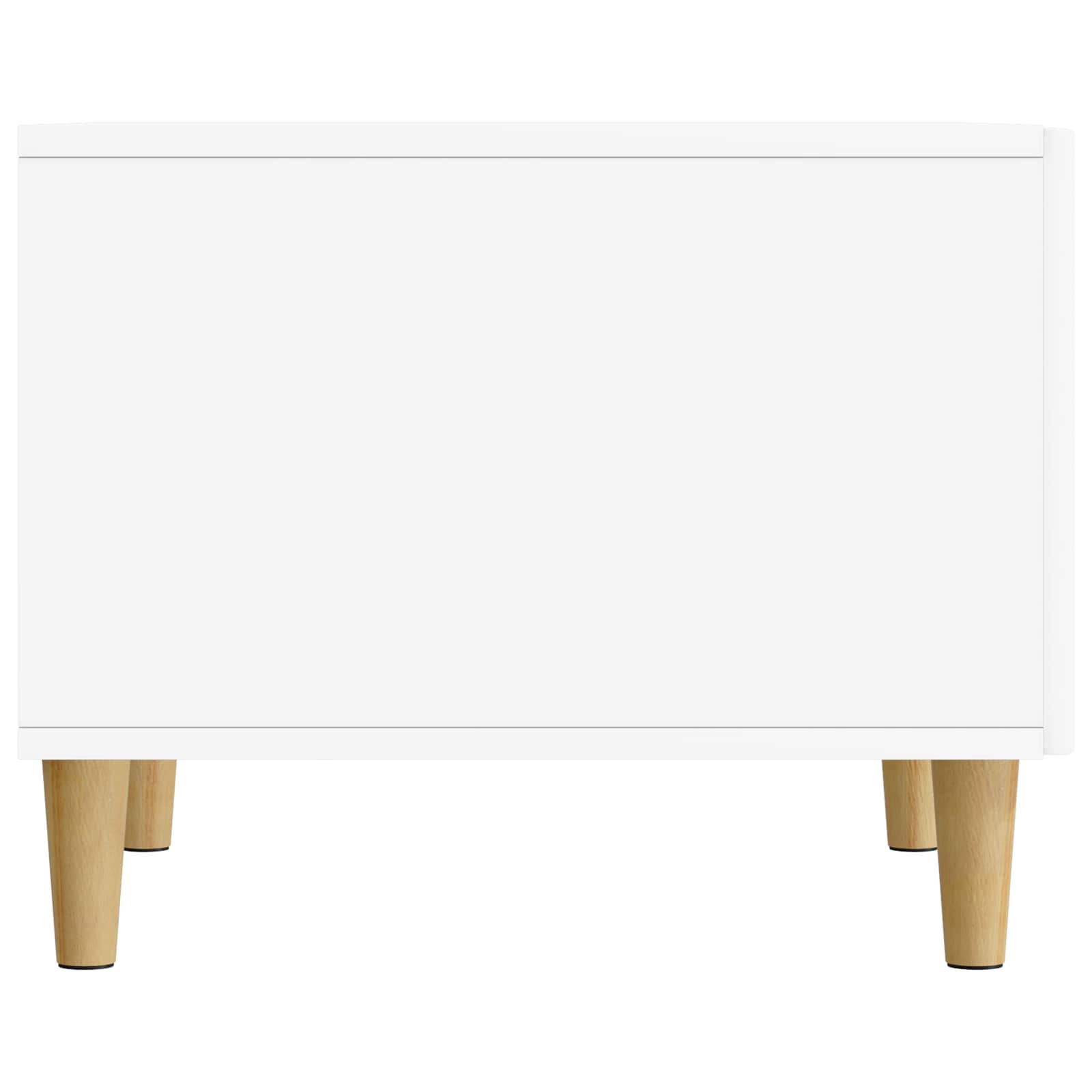 Coffee Table with Drawer White 49 x 50 x 40 cm Engineered Wood