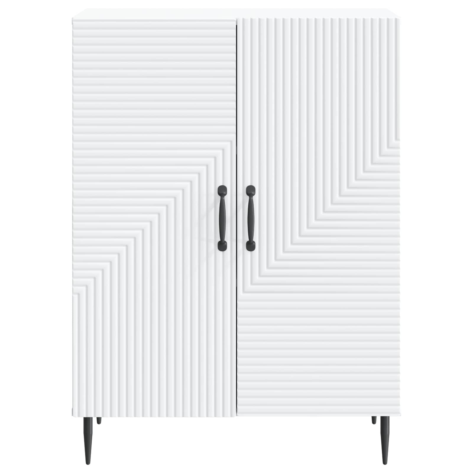 Sideboard White 66 x 34.5 x 89.5 cm Engineered Wood