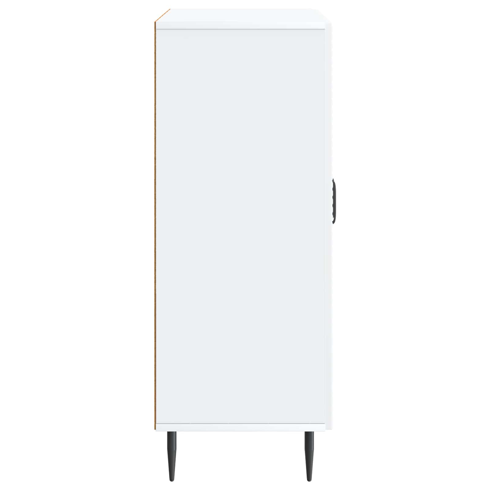 Sideboard White 66 x 34.5 x 89.5 cm Engineered Wood