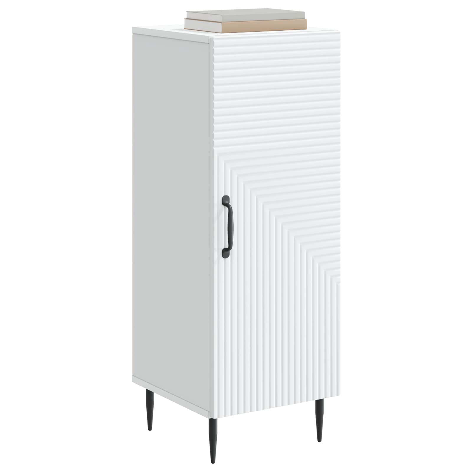 Sideboard White 33 x 34.5 x 89.5 cm Engineered Wood