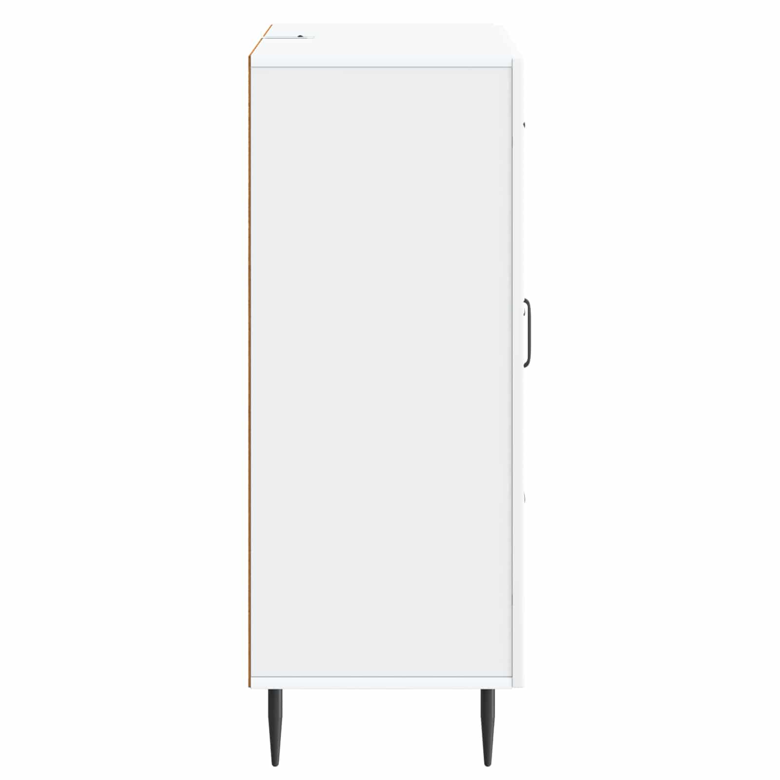 Sideboard with Drawer White 66 x 34.5 x 89.5 cm Engineered Wood