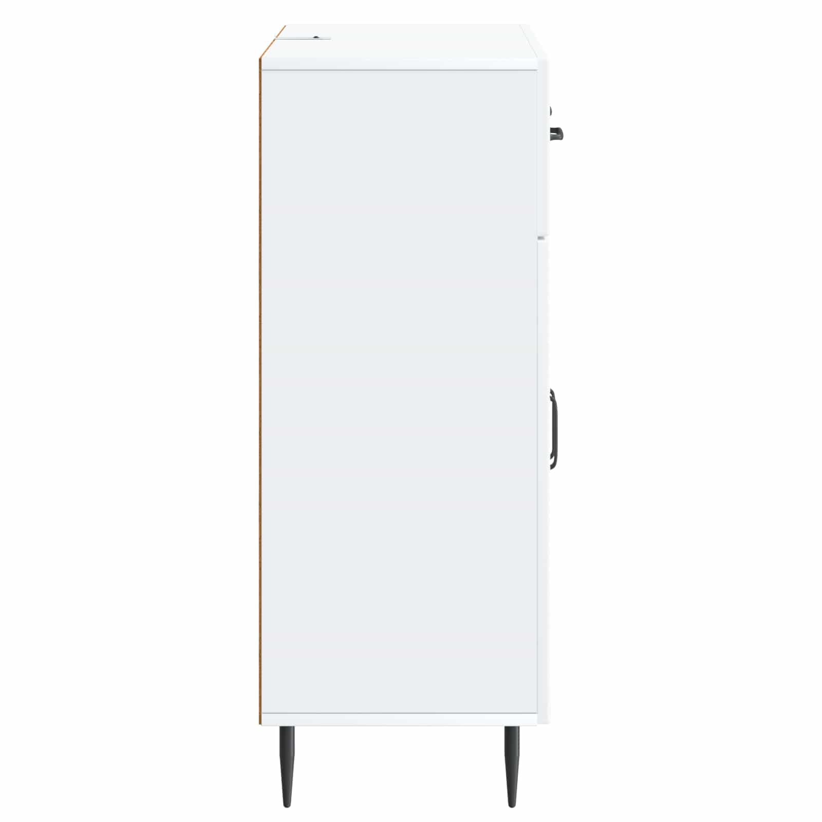 Sideboard White 66 x 34.5 x 89.5 cm Engineered Wood