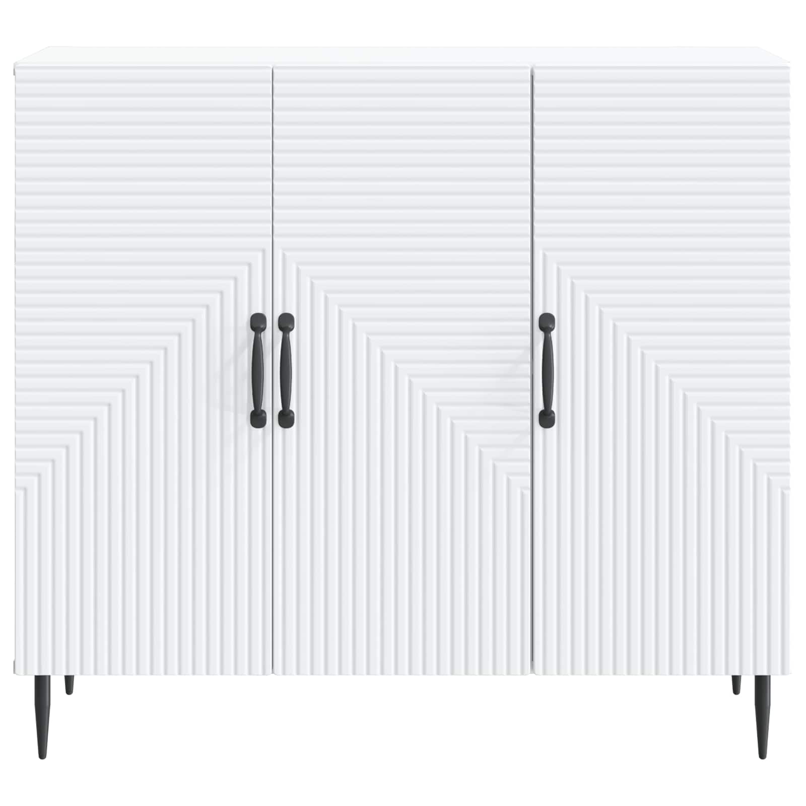 Sideboard White 89 x 34.5 x 80 cm Engineered Wood