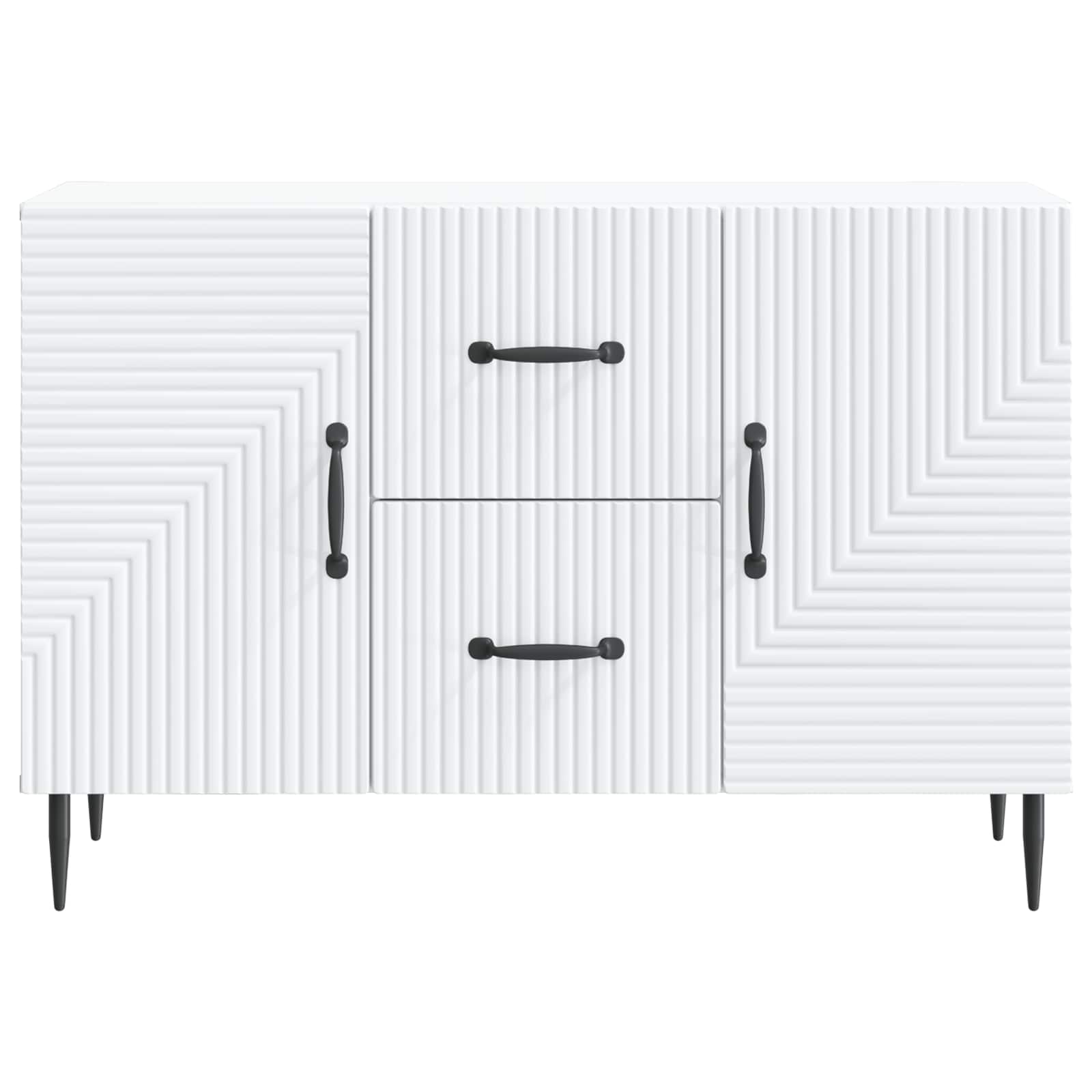 Sideboard with Drawer White 89 x 34.5 x 60 cm Engineered Wood