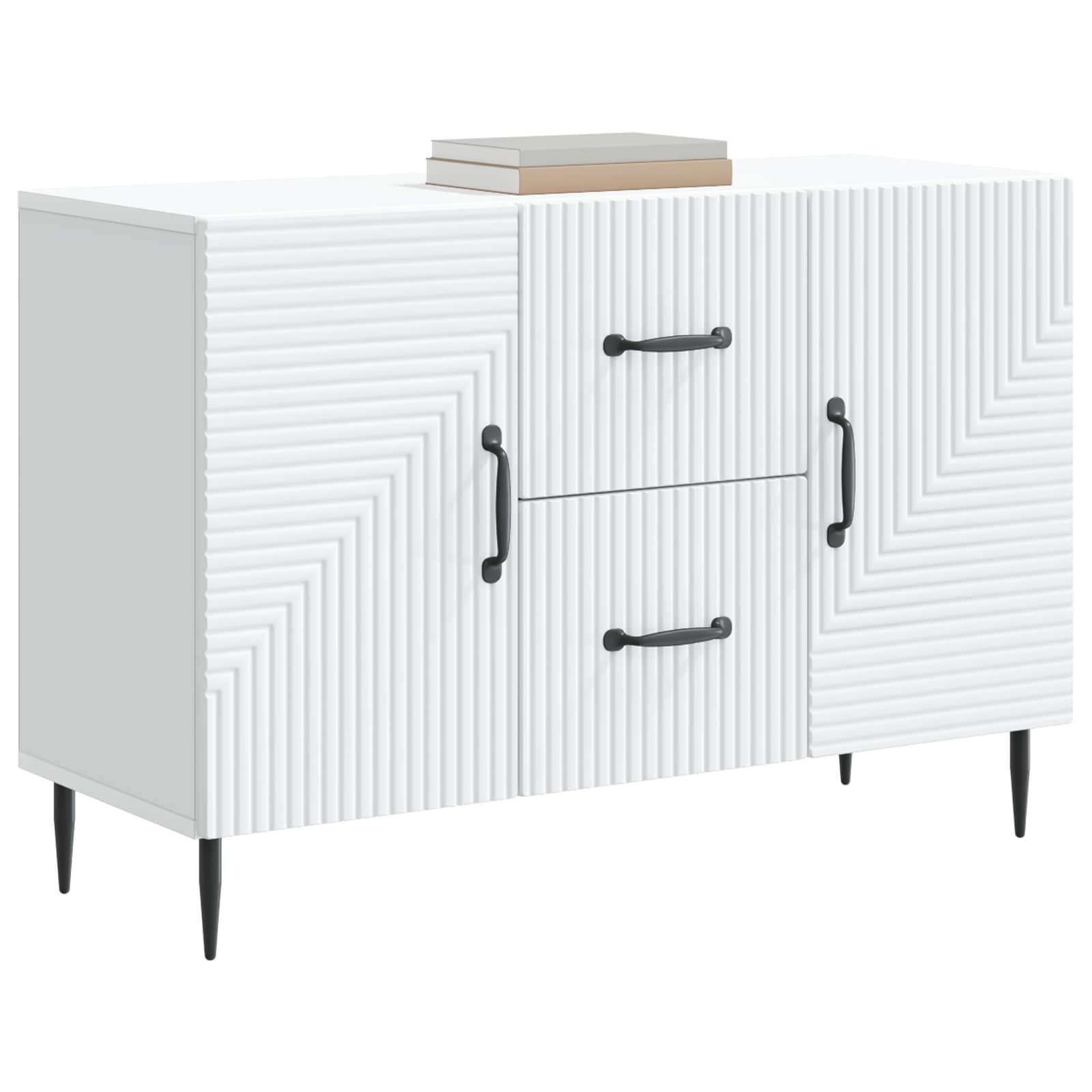 Sideboard White 89 x 34.5 x 60 cm Engineered Wood