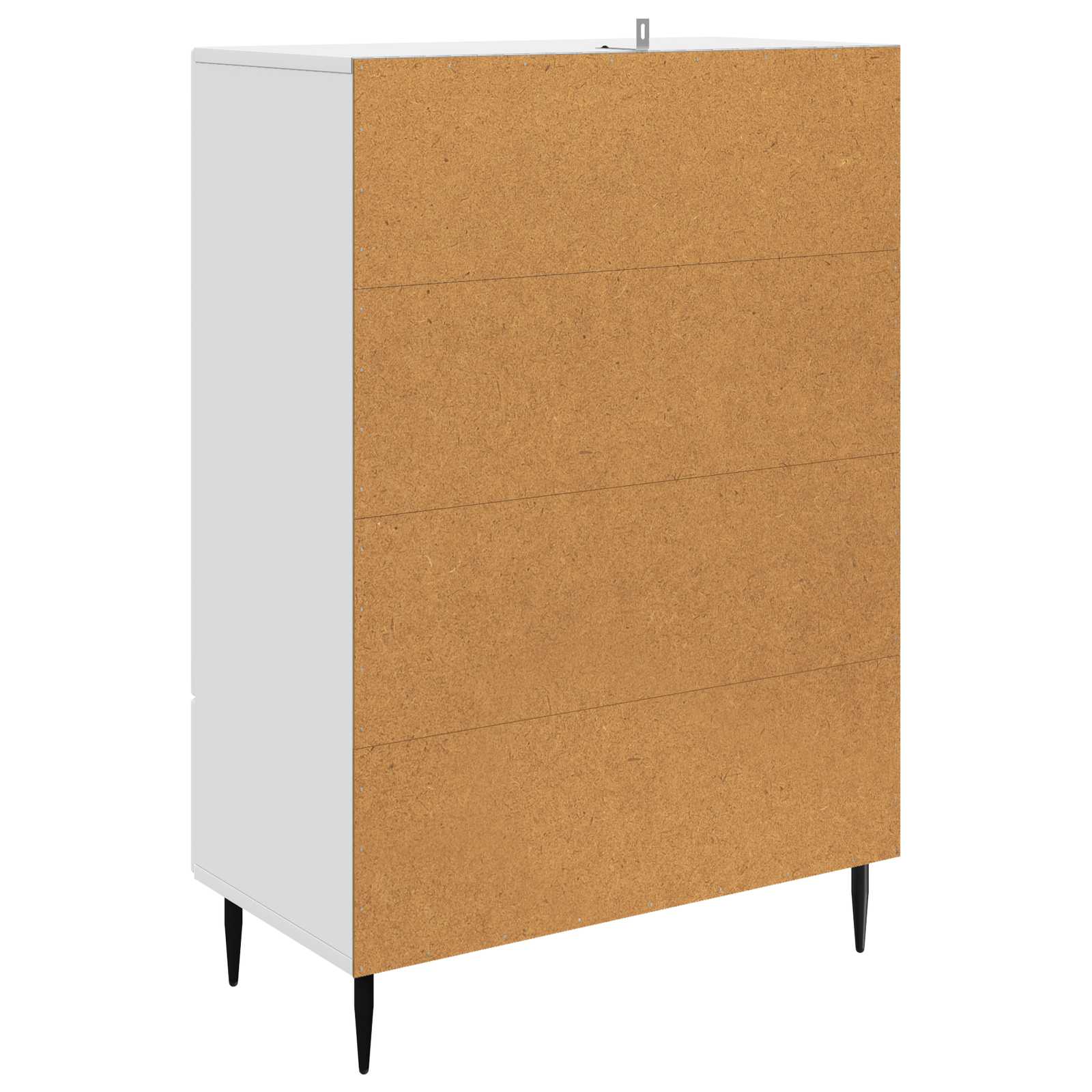Sideboard with Drawer White 66 x 34.5 x 95 cm Engineered Wood