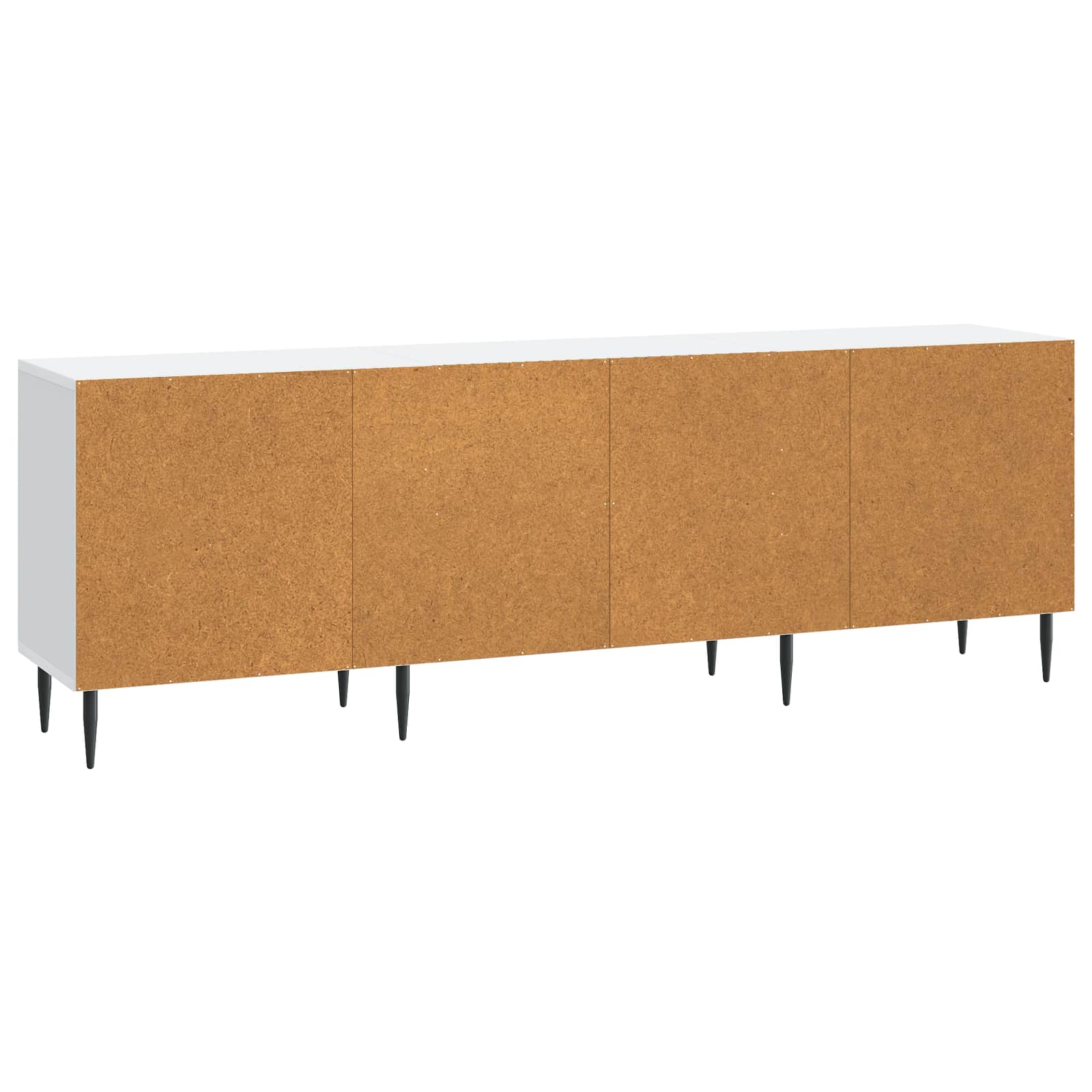 TV Cabinet 150 x 31 x 50 cm White Engineered Wood