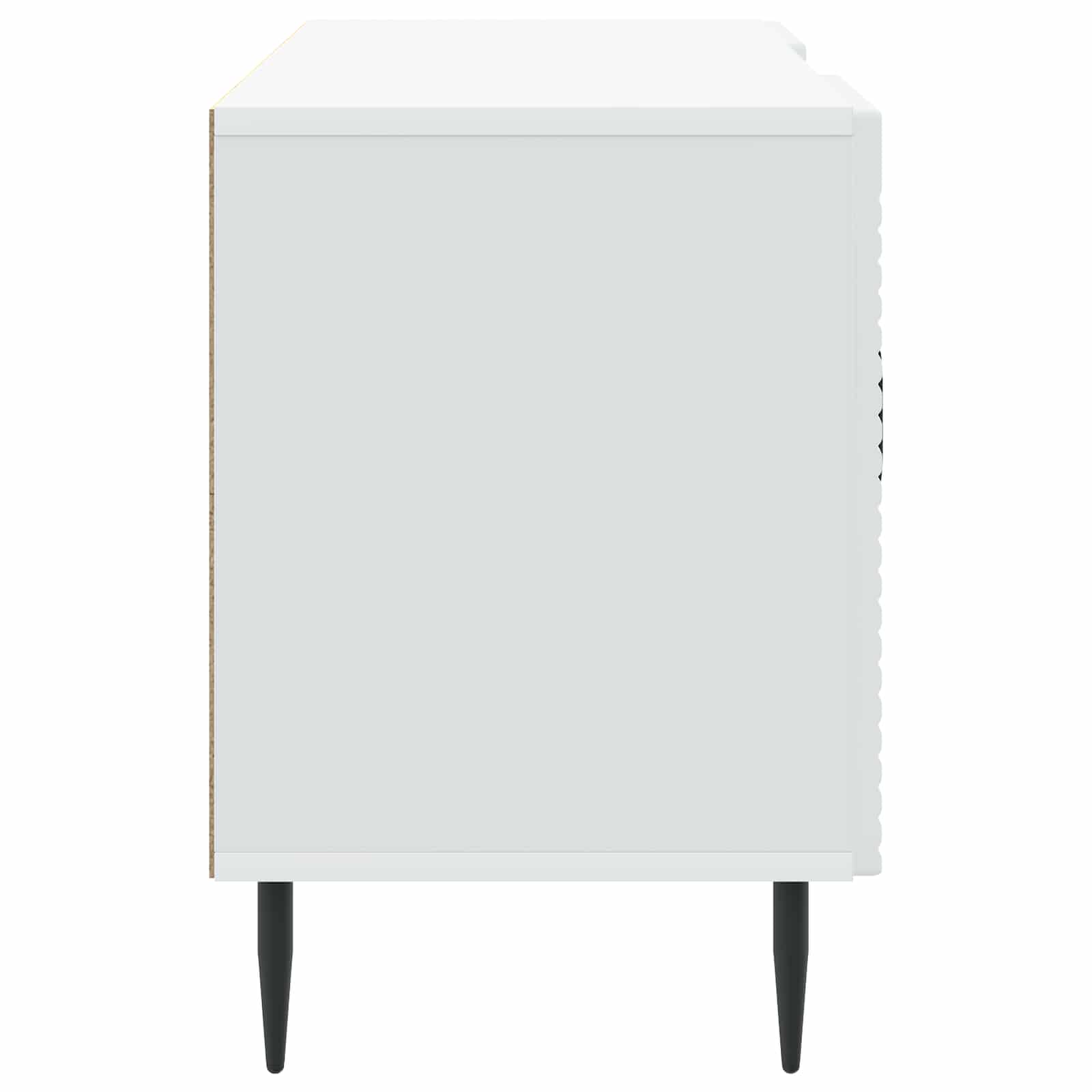 TV Cabinet White 102 x 34.5 x 50 cm Engineered Wood
