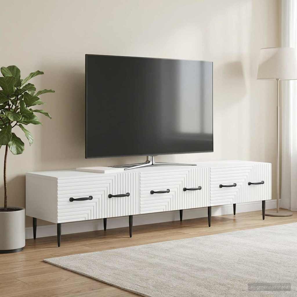 TV Cabinet 147 x 34.5 x 30 cm White