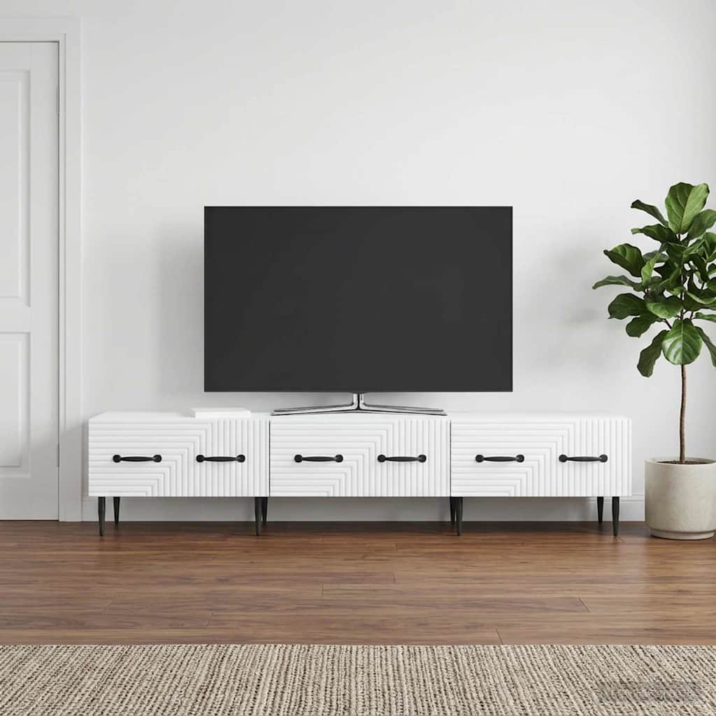 TV Cabinet 147 x 34.5 x 30 cm White