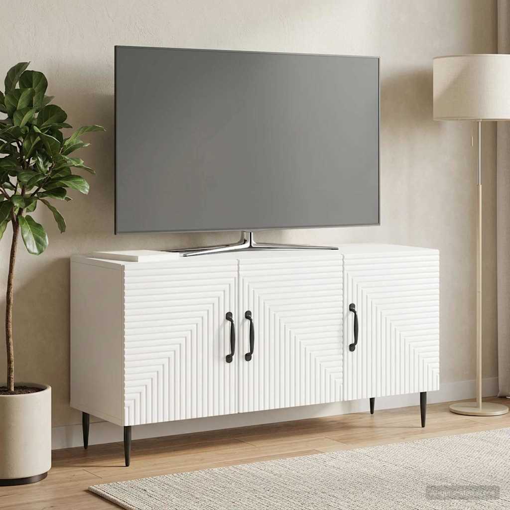 TV Cabinet White 99 x 34.5 x 50 cm Engineered Wood