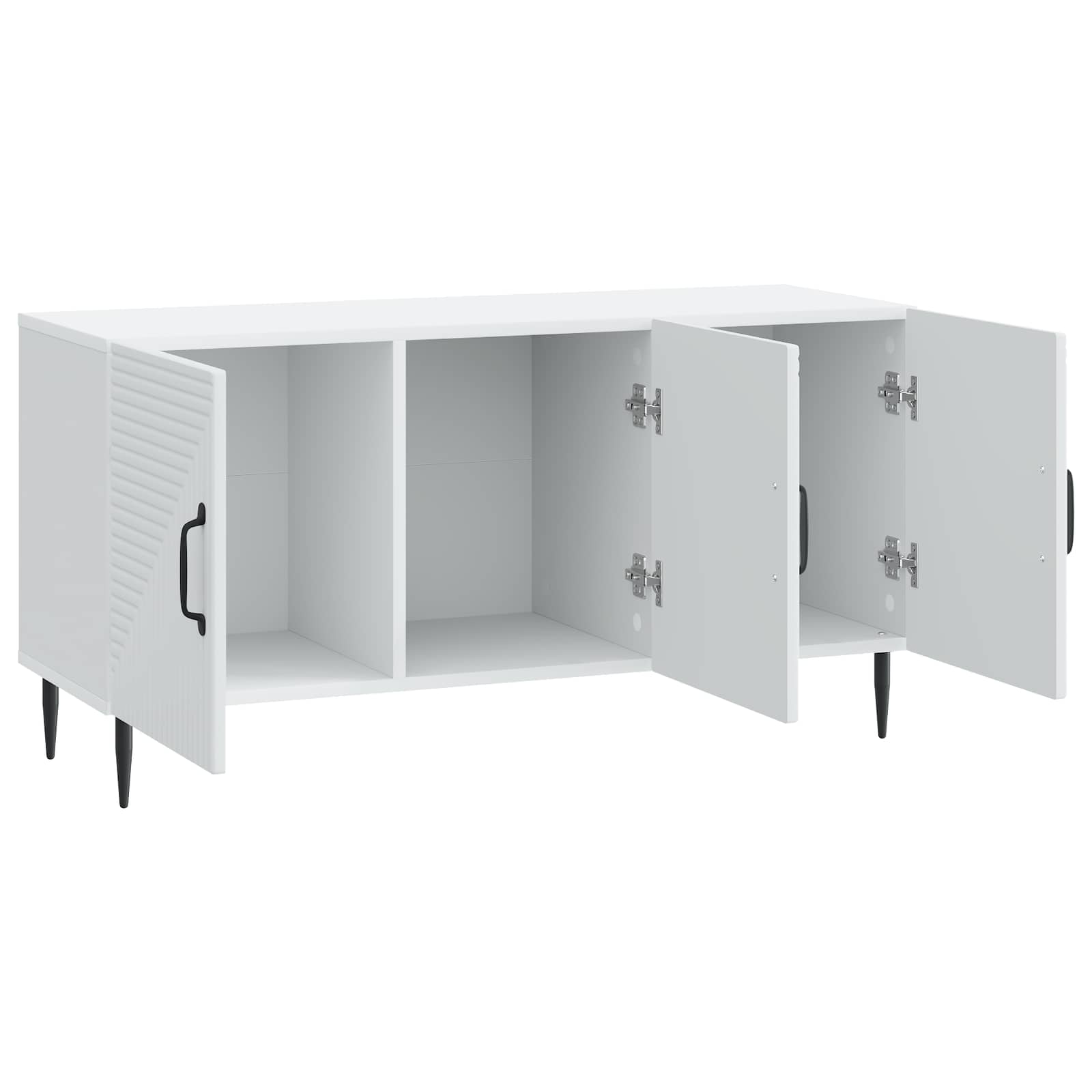 TV Cabinet White 99 x 34.5 x 50 cm Engineered Wood