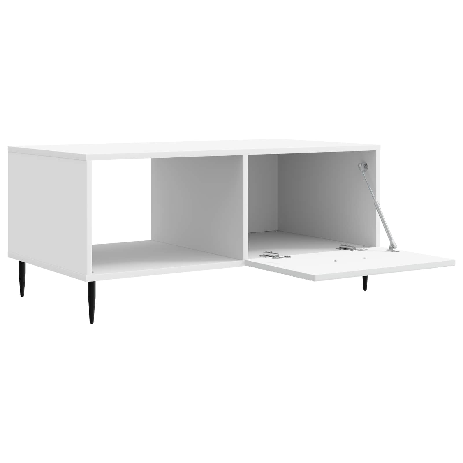 Coffee Table White 90 x 50 x 40 cm Engineered Wood