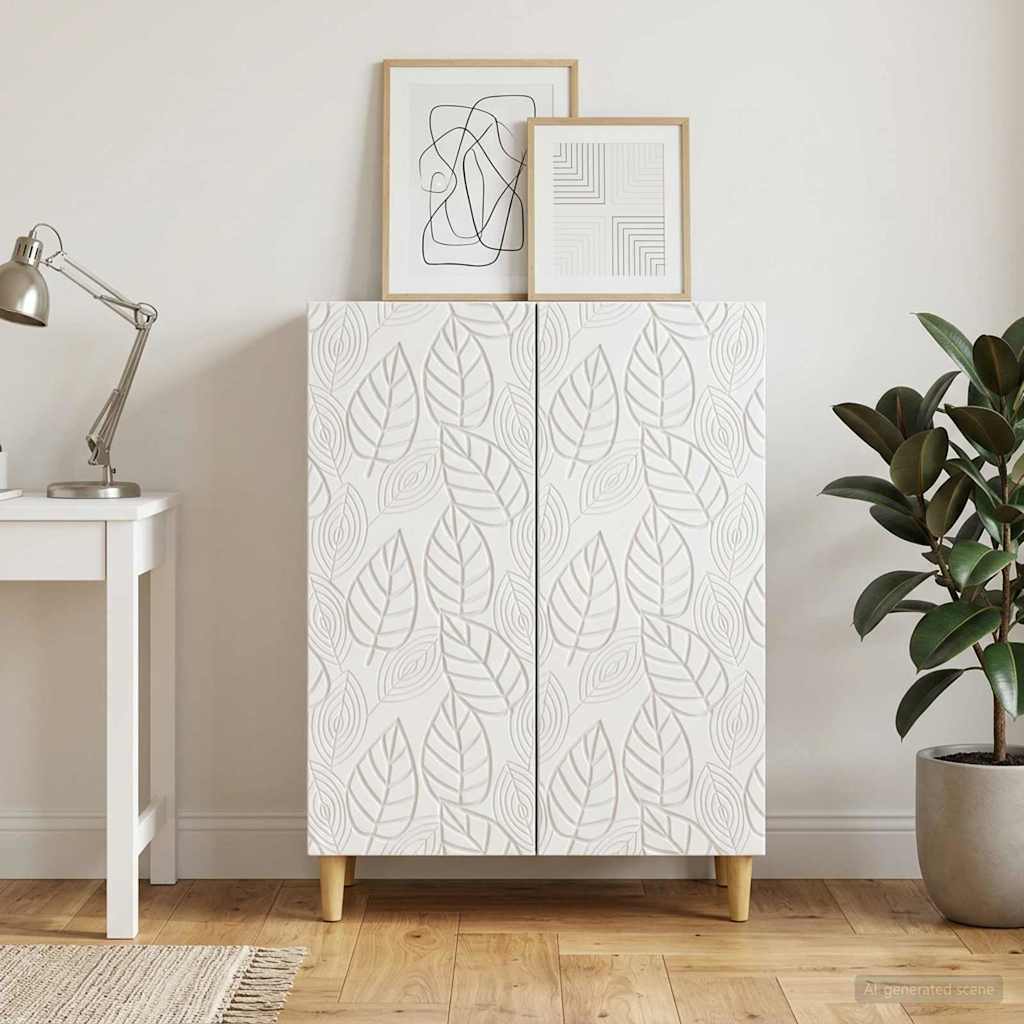 Sideboard White 66 x 34.5 x 90 cm Engineered Wood