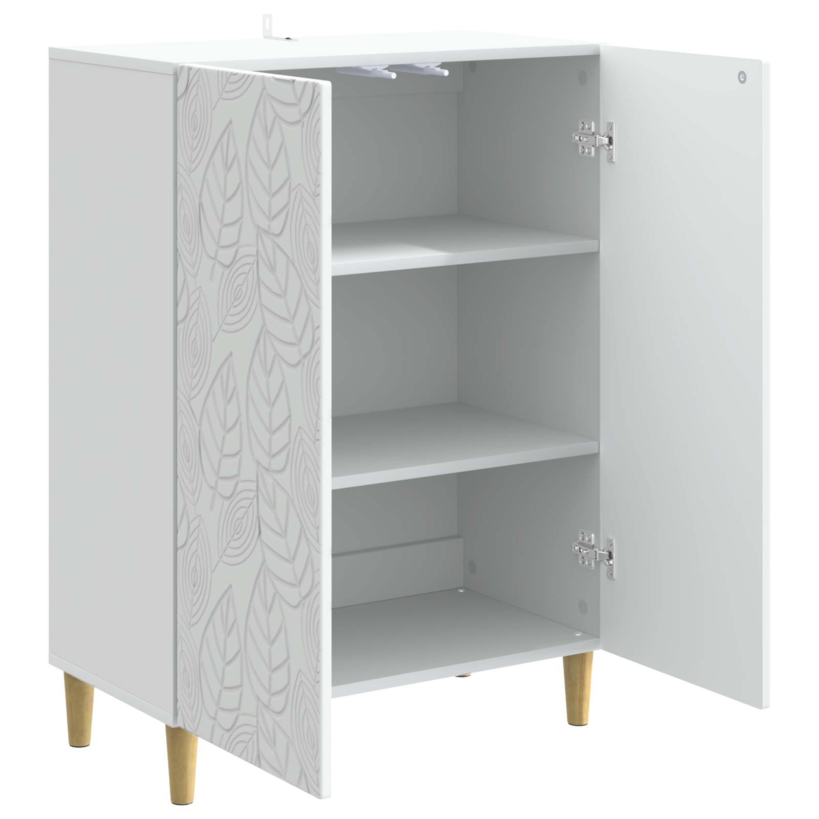 Sideboard White 66 x 34.5 x 90 cm Engineered Wood