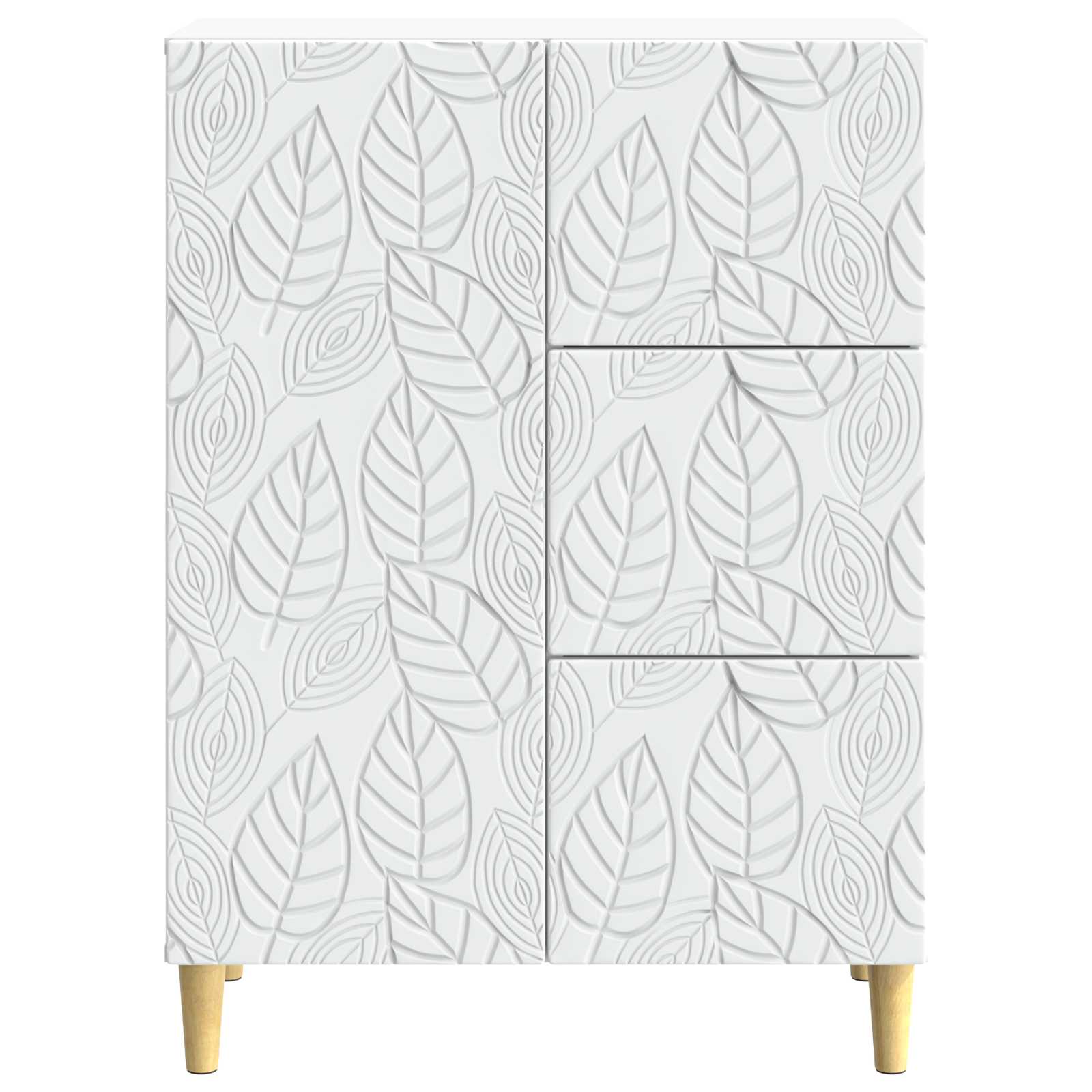 Sideboard White 66 x 34.5 x 90 cm Engineered Wood
