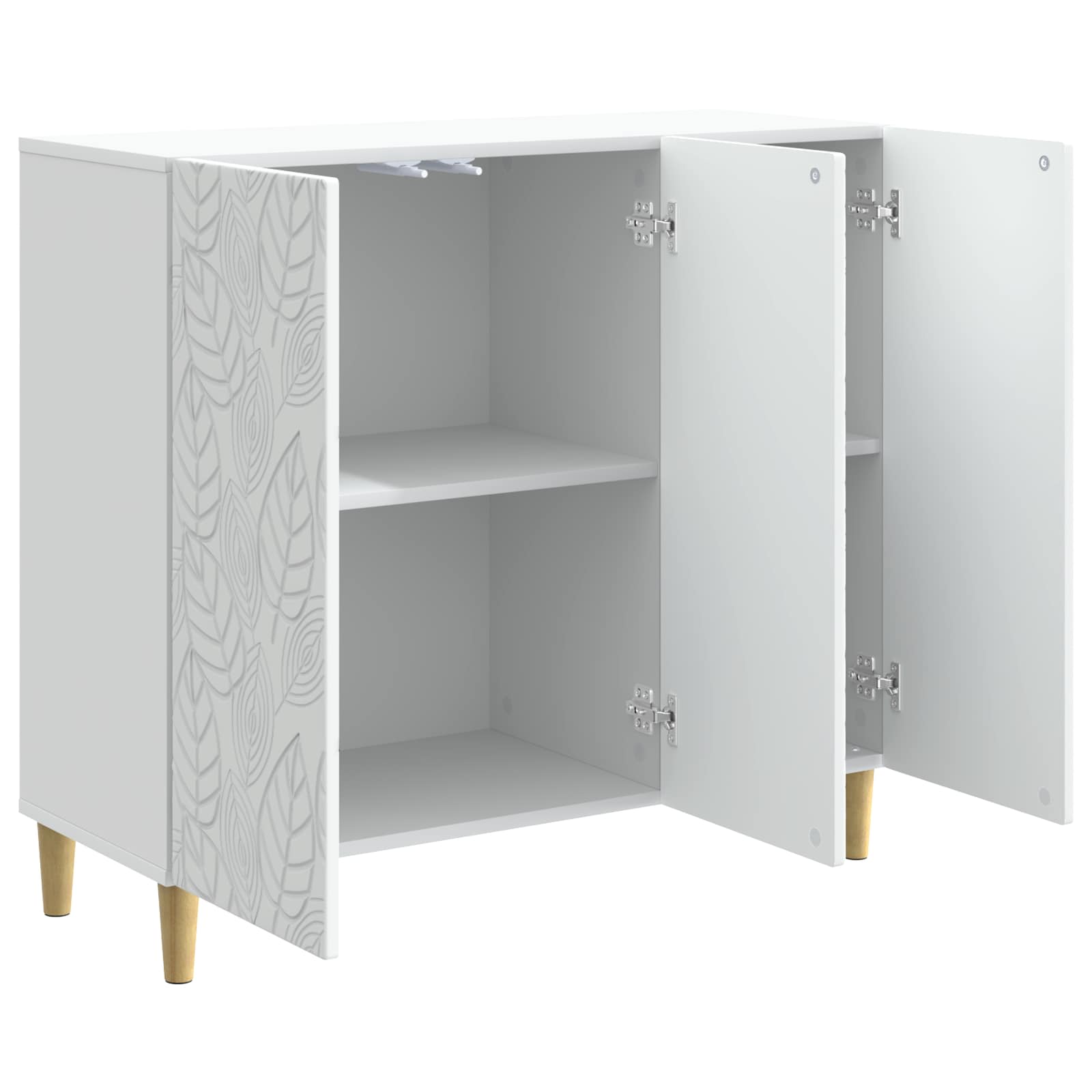 Sideboard White 89 x 34.5 x 80 cm Engineered Wood