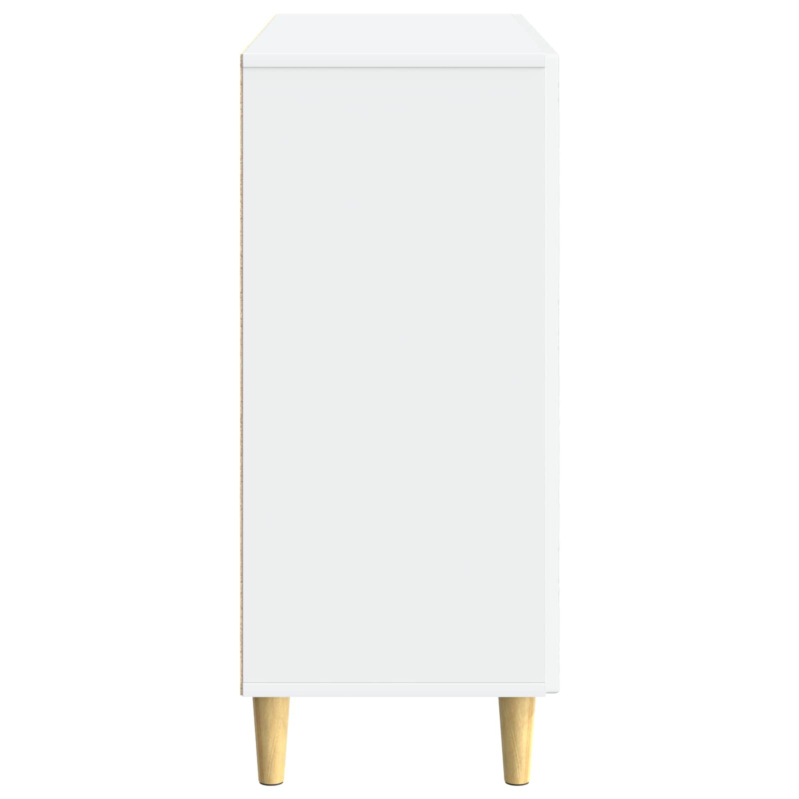 Sideboard White 89 x 34.5 x 80 cm Engineered Wood