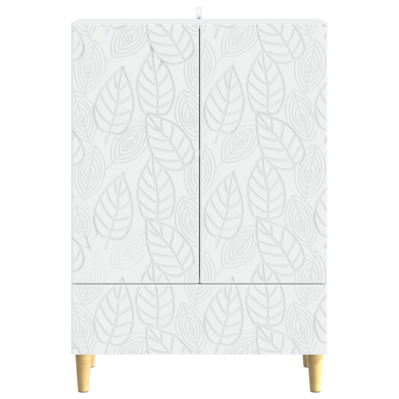 Sideboard White 66 x 34.5 x 95 cm Engineered Wood