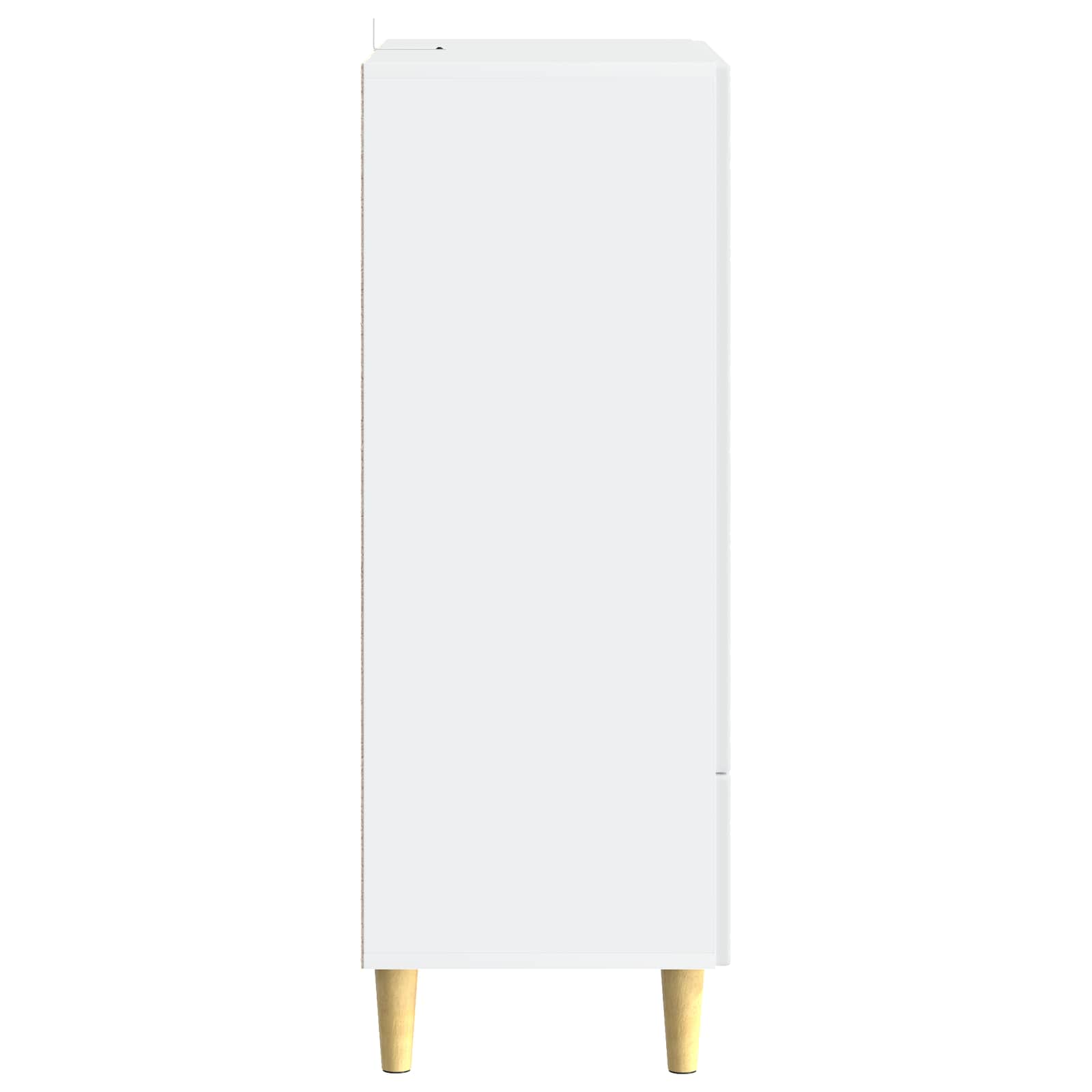 Sideboard White 66 x 34.5 x 95 cm Engineered Wood