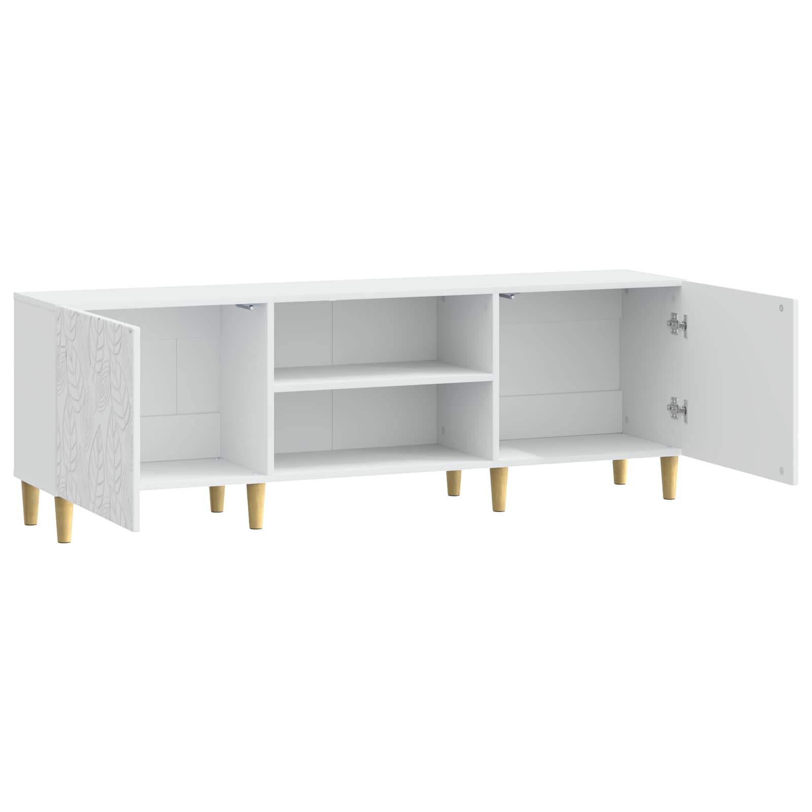 TV Cabinet 150 x 31 x 50 cm White Engineered Wood