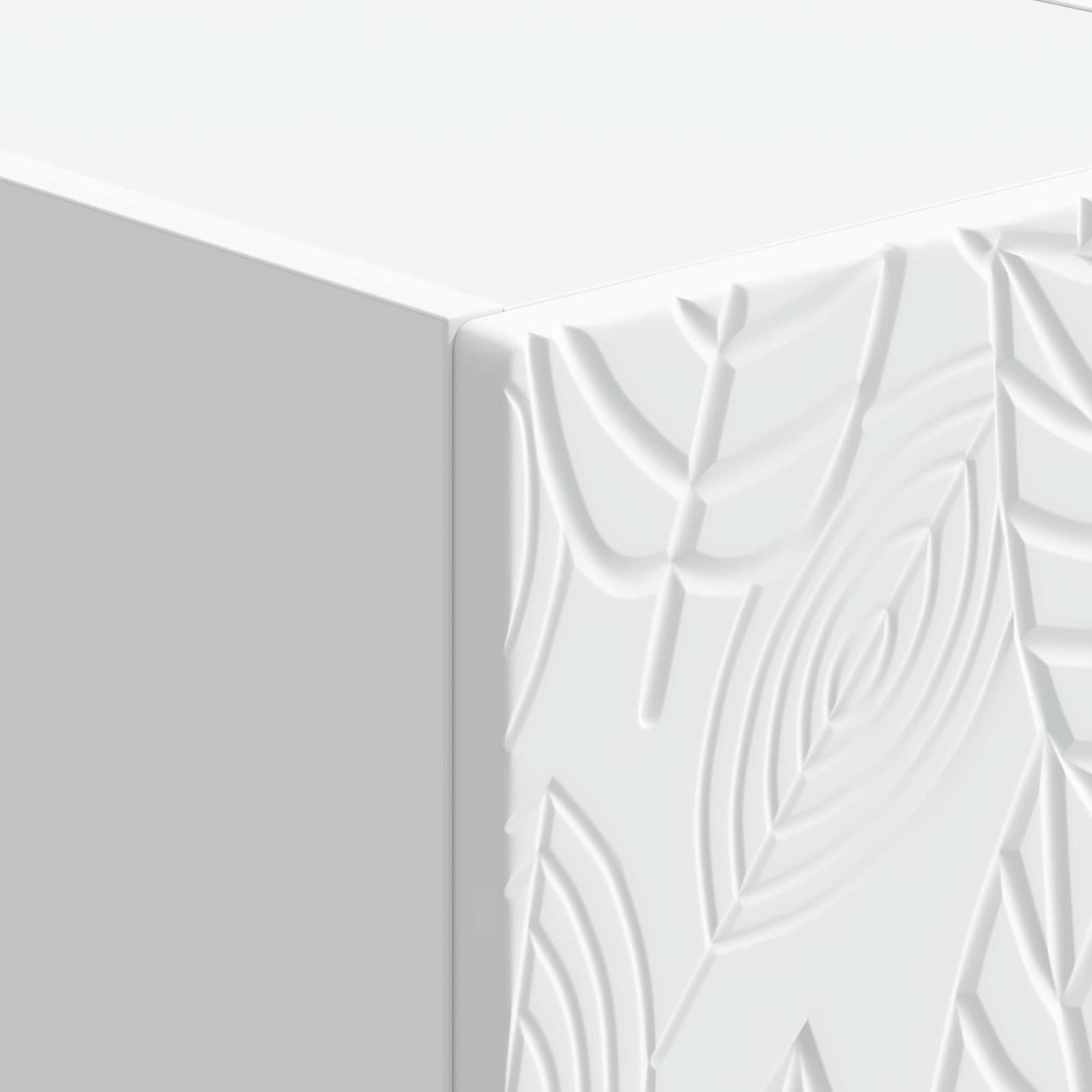 TV Cabinet 102 x 34.5 x 50 cm White Engineered Wood