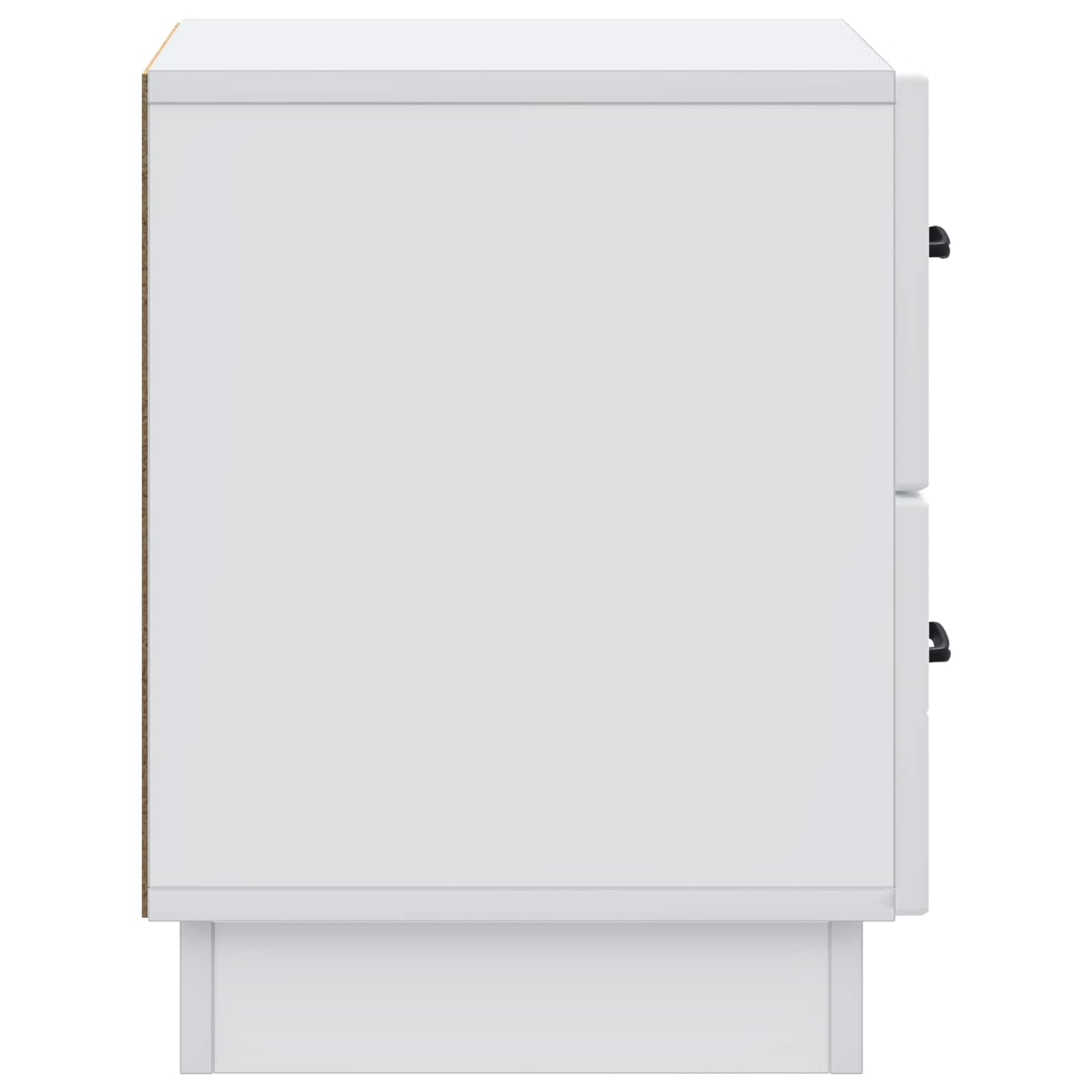 Bedside Cabinet White 43 x 34.5 x 44.5 cm Engineered Wood