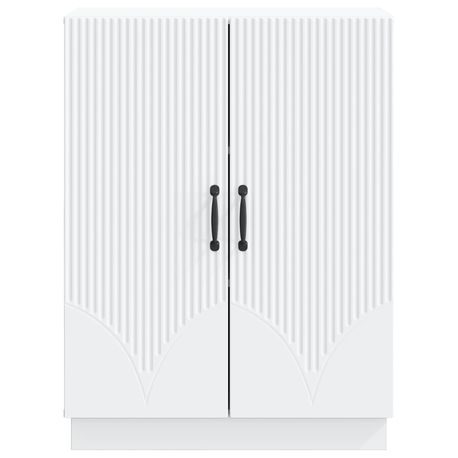 Sideboard White 66 x 34.5 x 87 cm Engineered Wood
