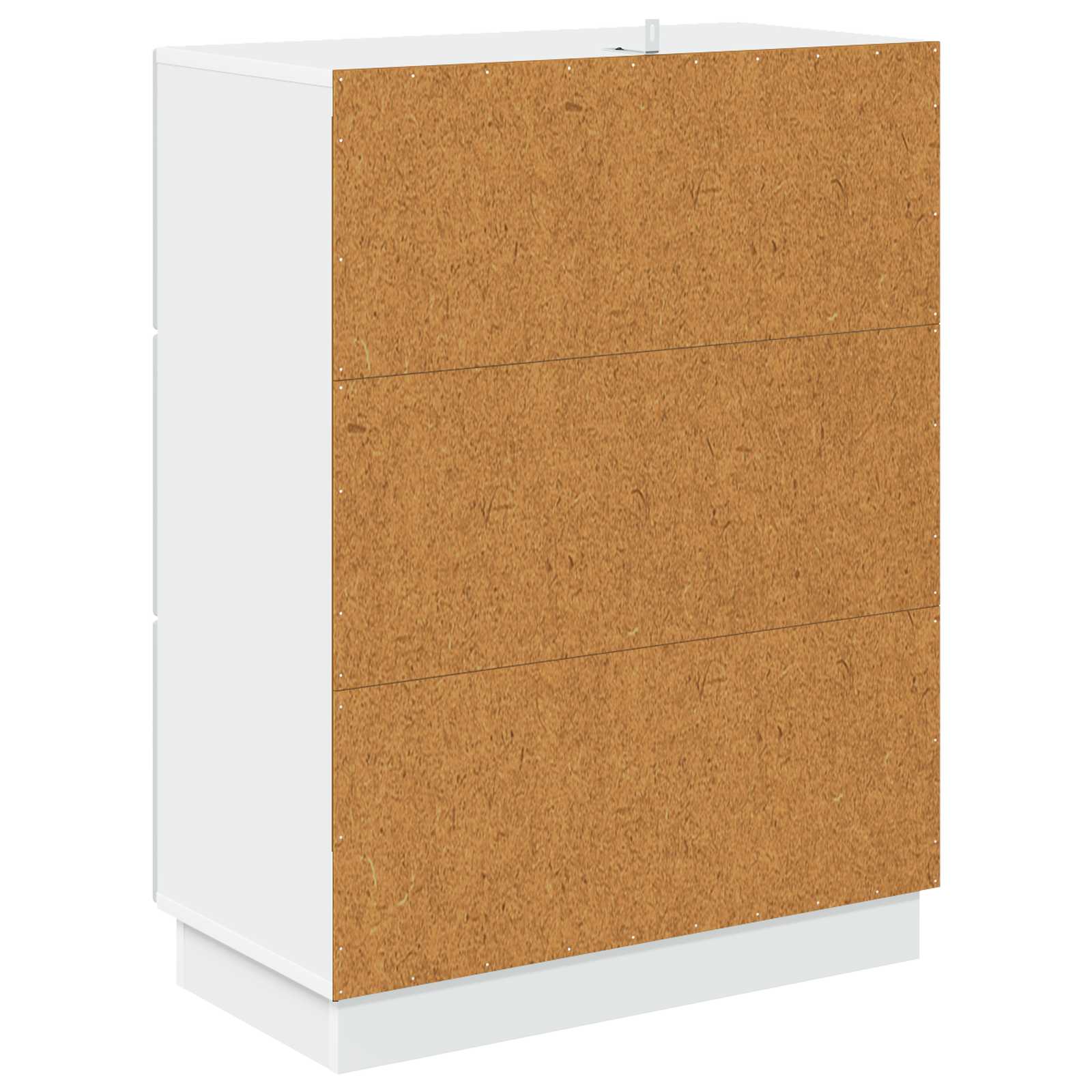 Drawer Cabinet White 66 x 34.5 x 87 cm Engineered Wood