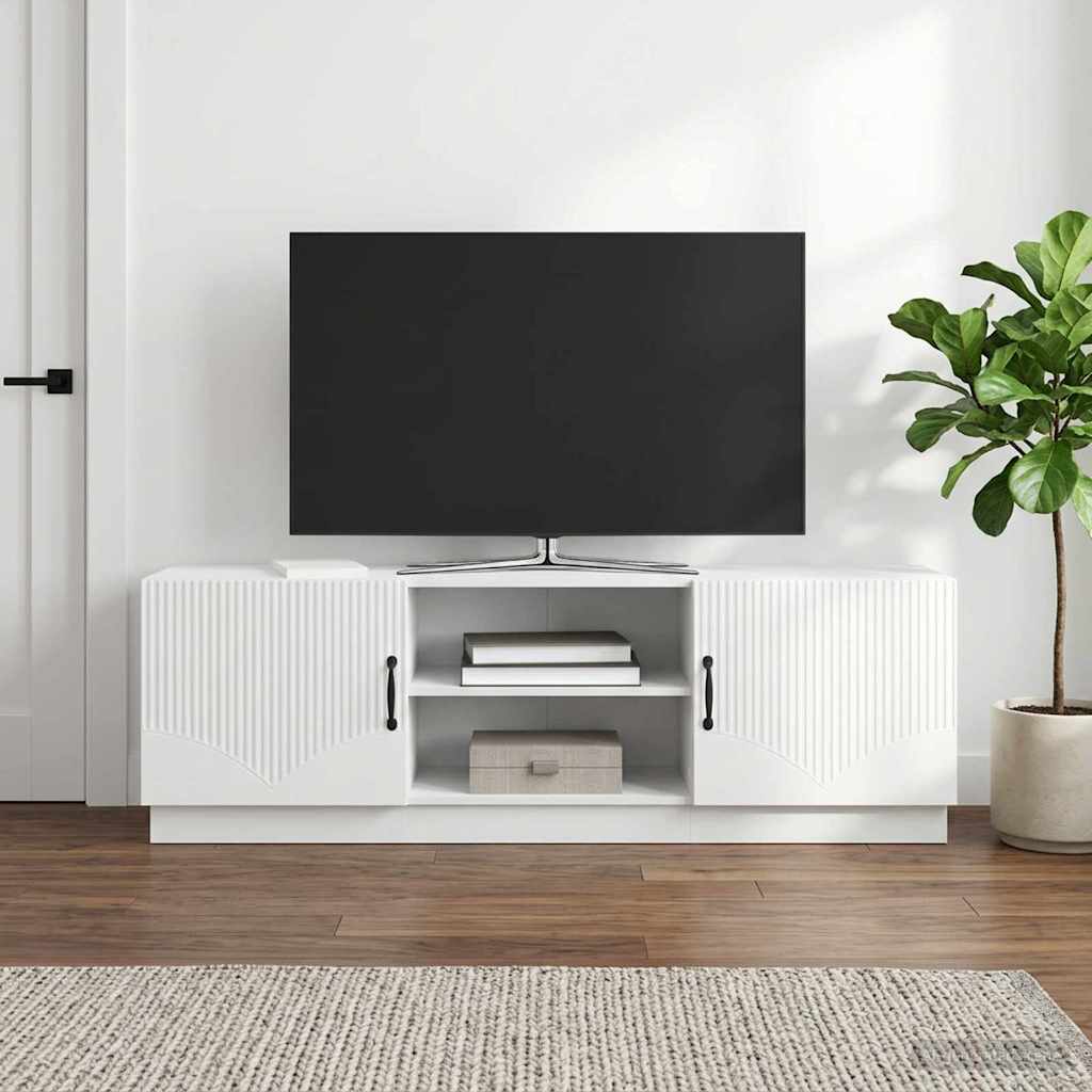 TV Cabinet White 150 x 31 x 47 cm Engineered Wood
