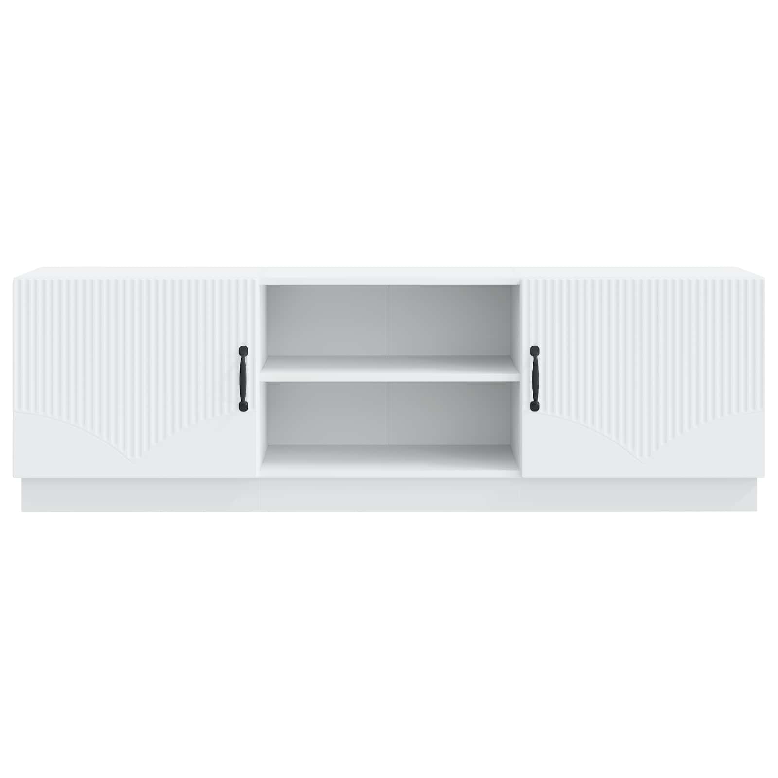 TV Cabinet White 150 x 31 x 47 cm Engineered Wood