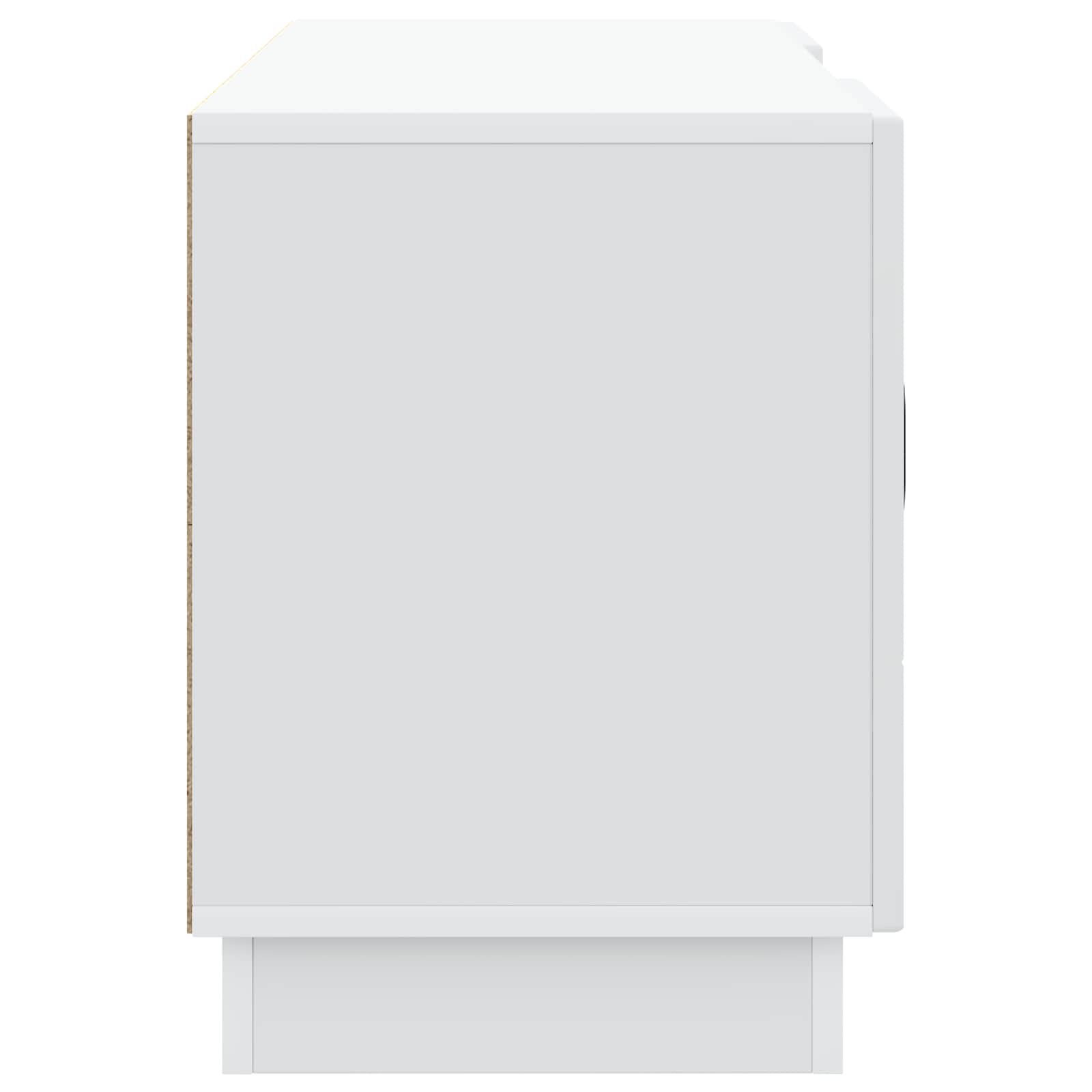 TV Cabinet White 102 x 34.5 x 47 cm Engineered Wood