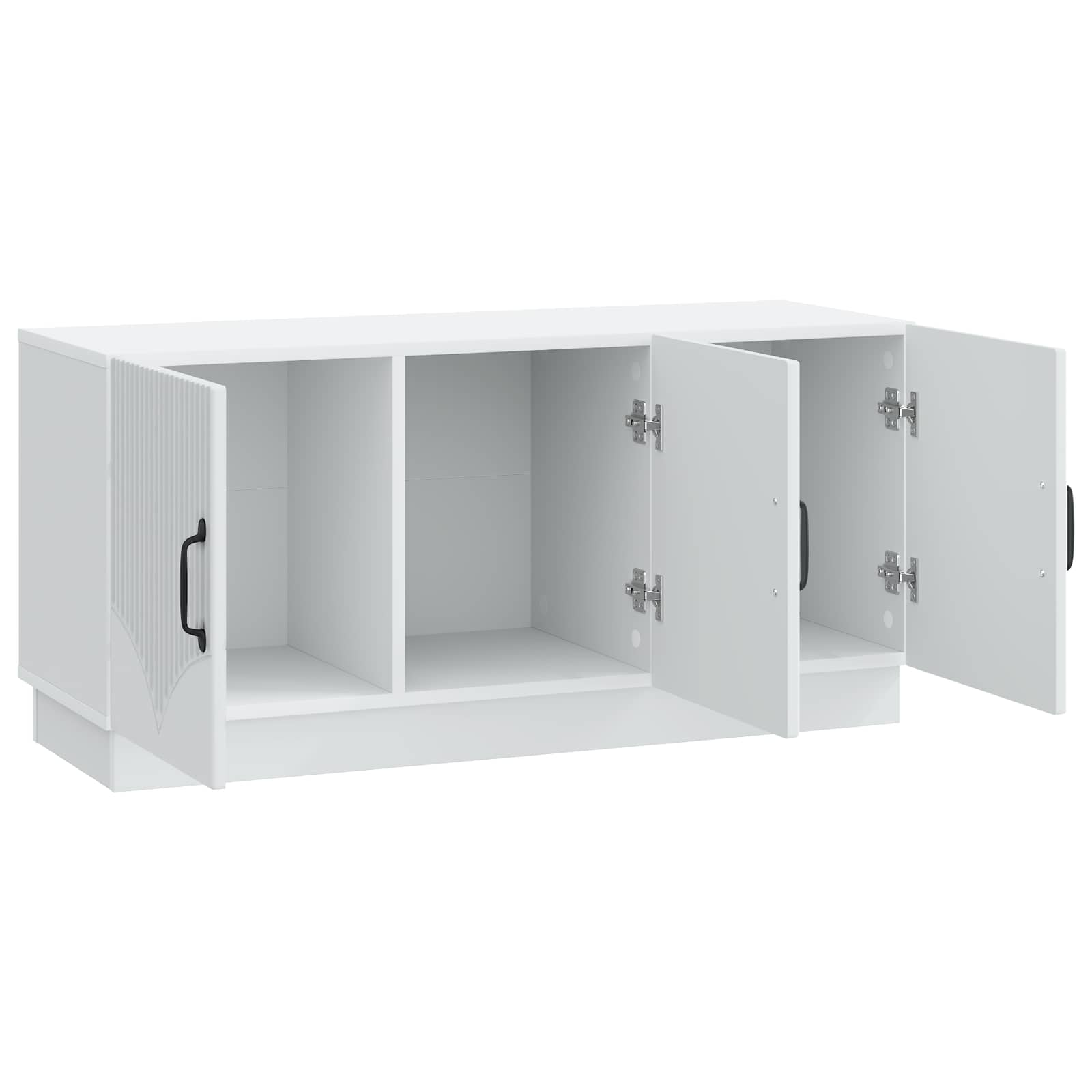 TV Cabinet White 99 x 34.5 x 47 cm Engineered Wood