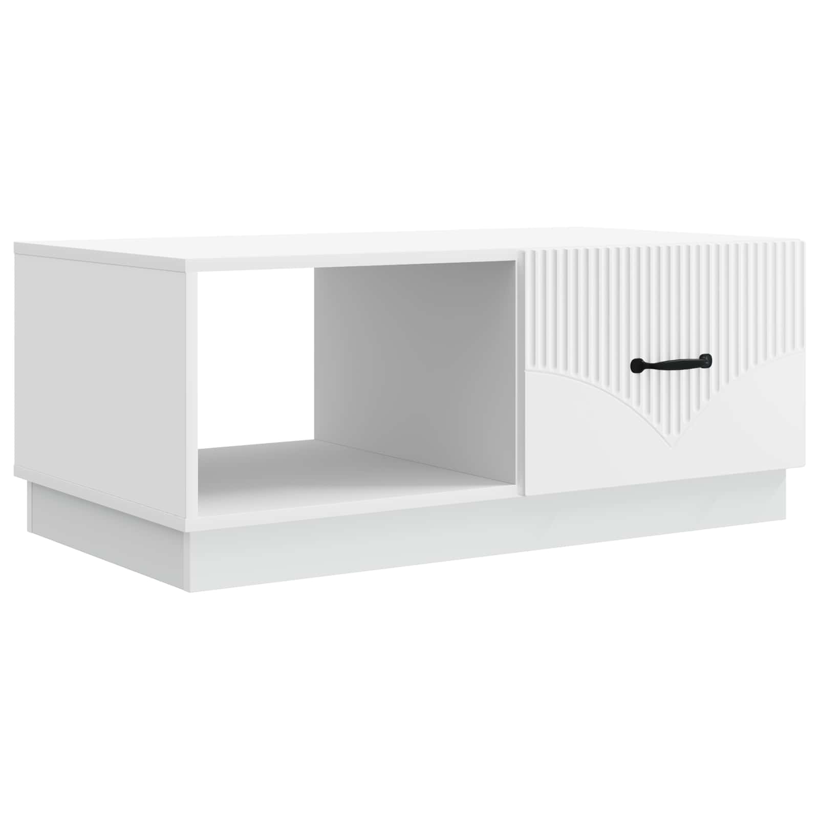 Coffee Table White 90 x 50 x 37 cm Engineered Wood