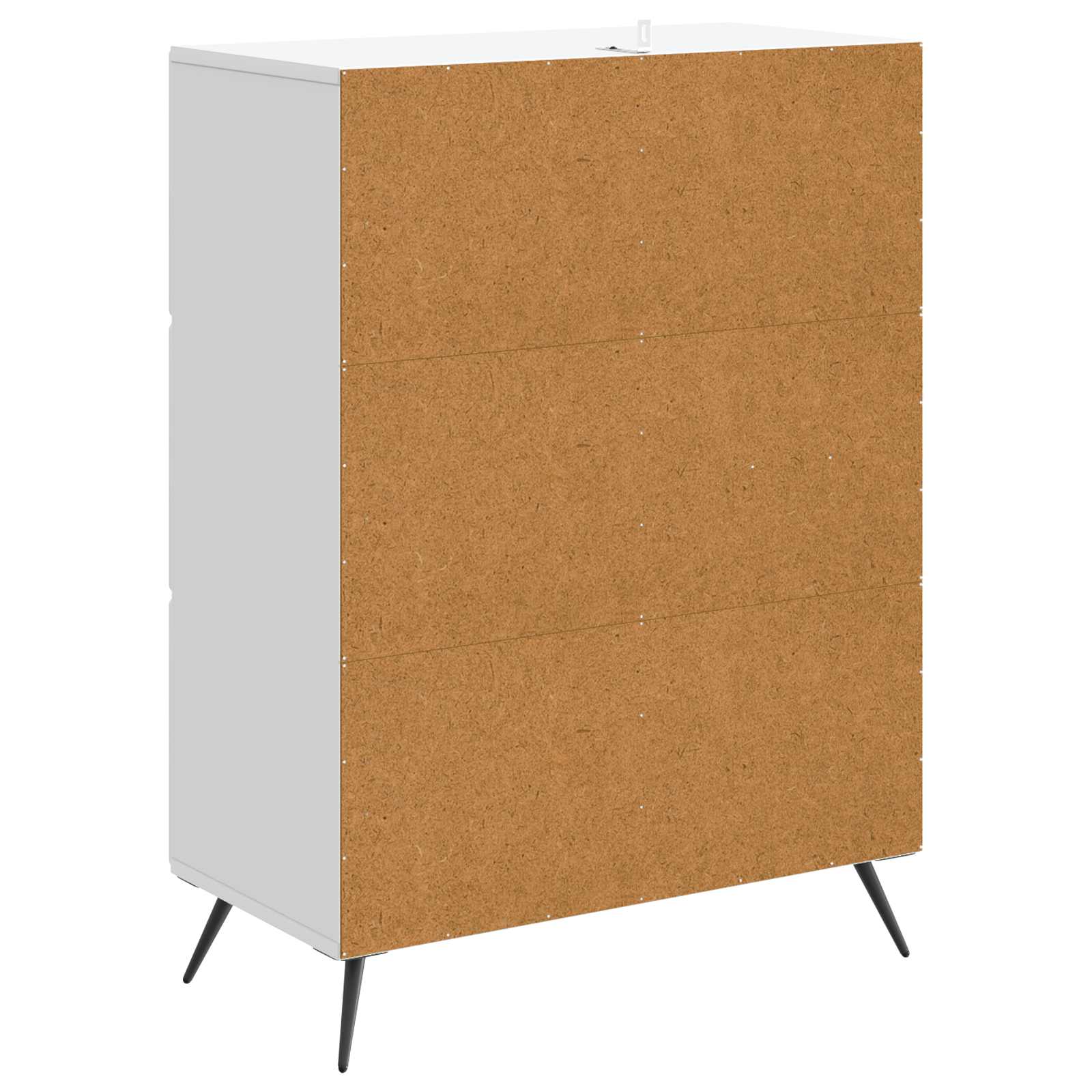 Sideboard with Drawer White 66 x 34.5 x 90 cm Engineered Wood