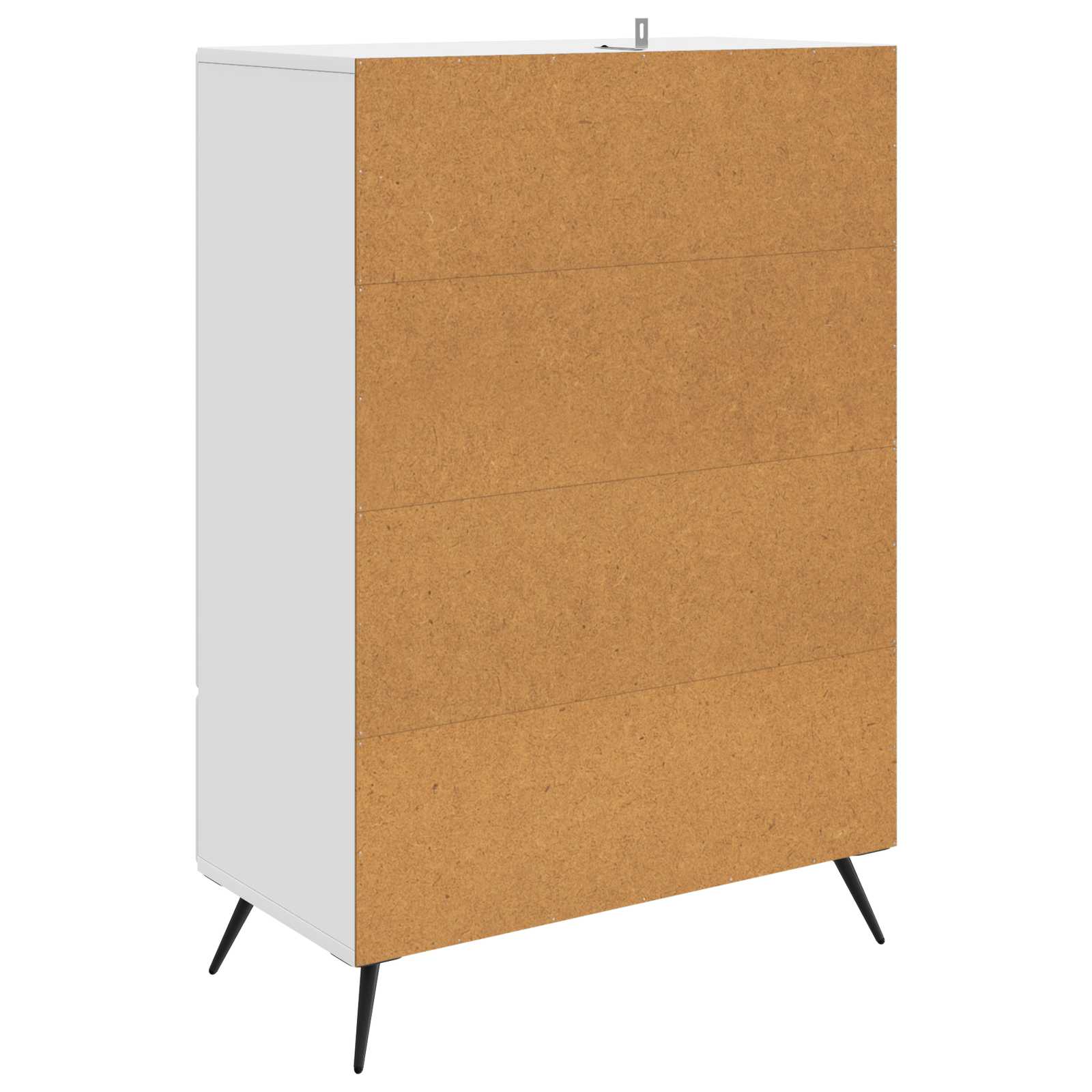 Sideboard with Drawer White 66 x 34.5 x 95 cm Engineered Wood