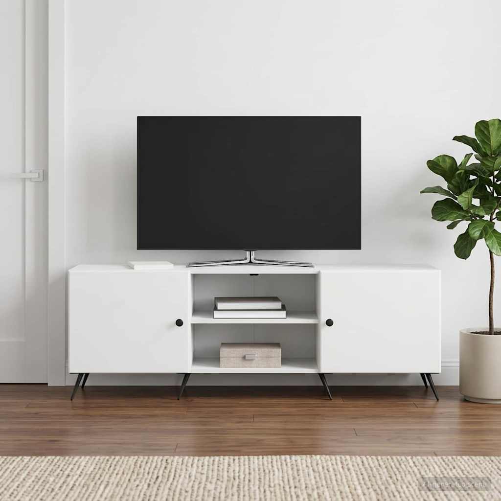 TV Cabinet 150 x 31 x 50 cm White Engineered Wood