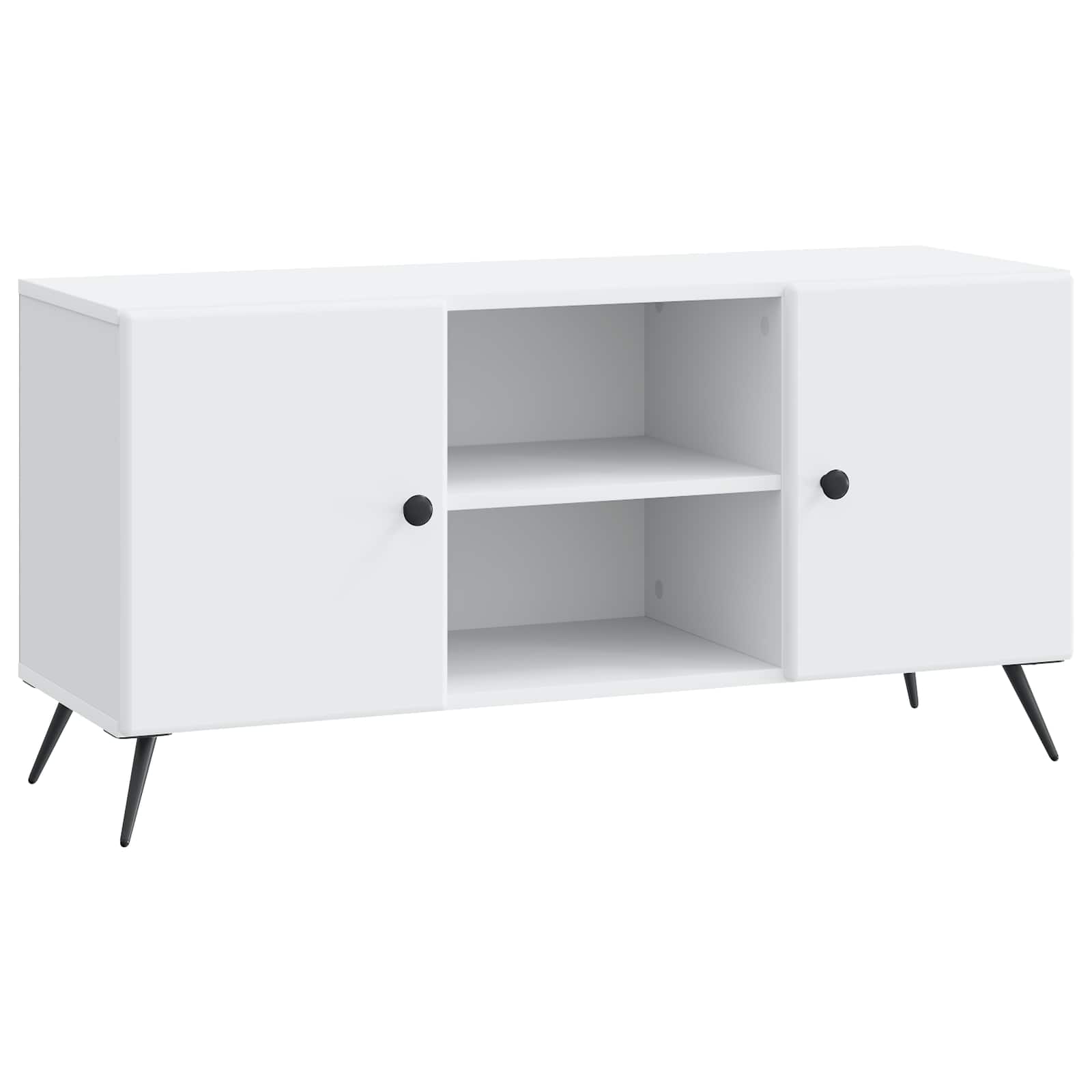 TV Cabinet White 102 x 34.5 x 50 cm Engineered Wood