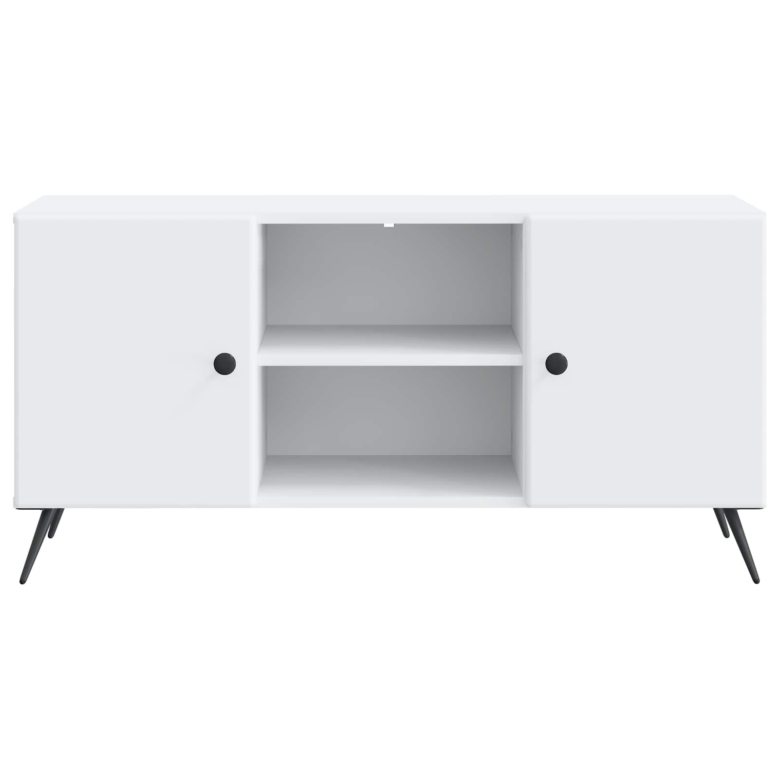 TV Cabinet White 102 x 34.5 x 50 cm Engineered Wood